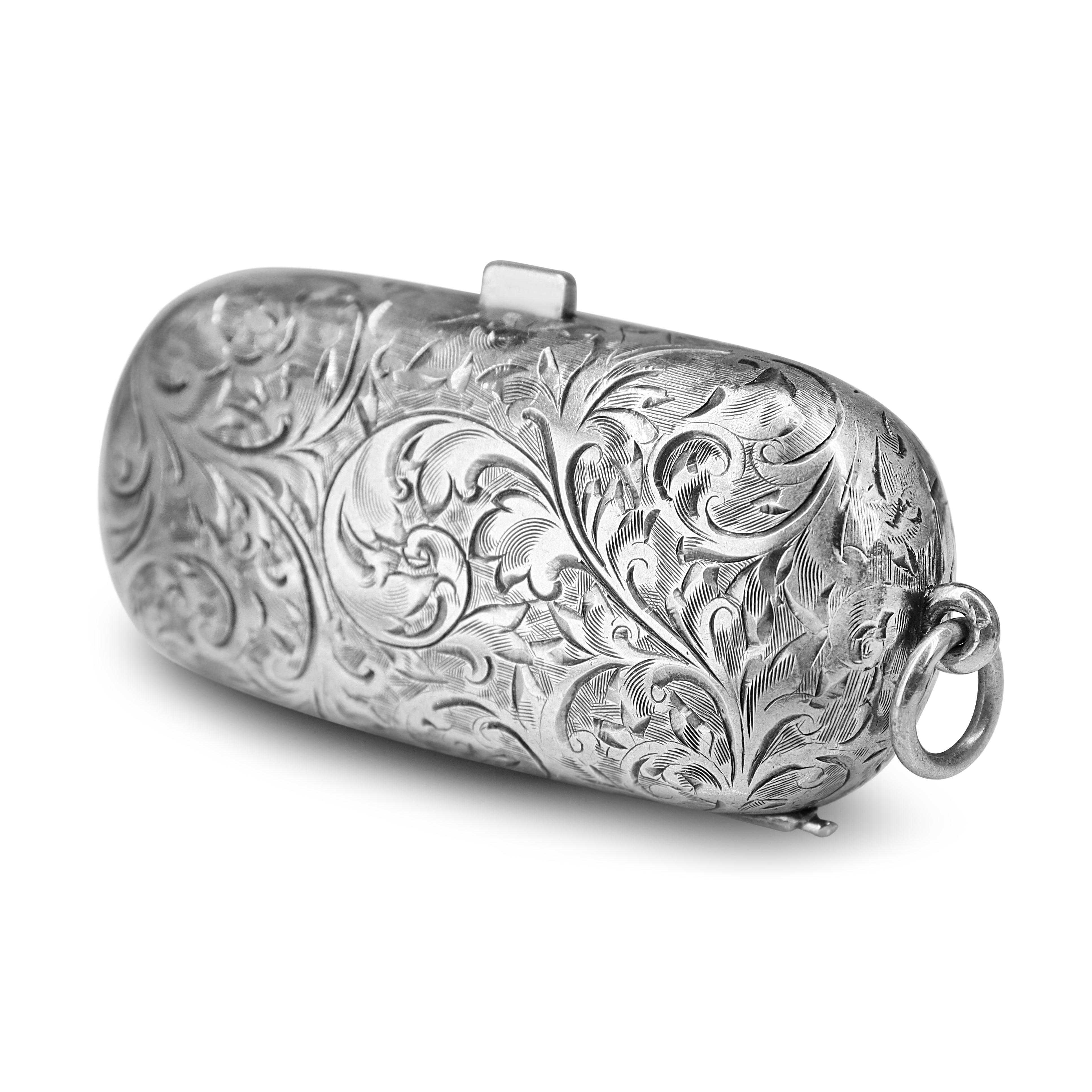 Silver Antique Sovereign / Coin Holder