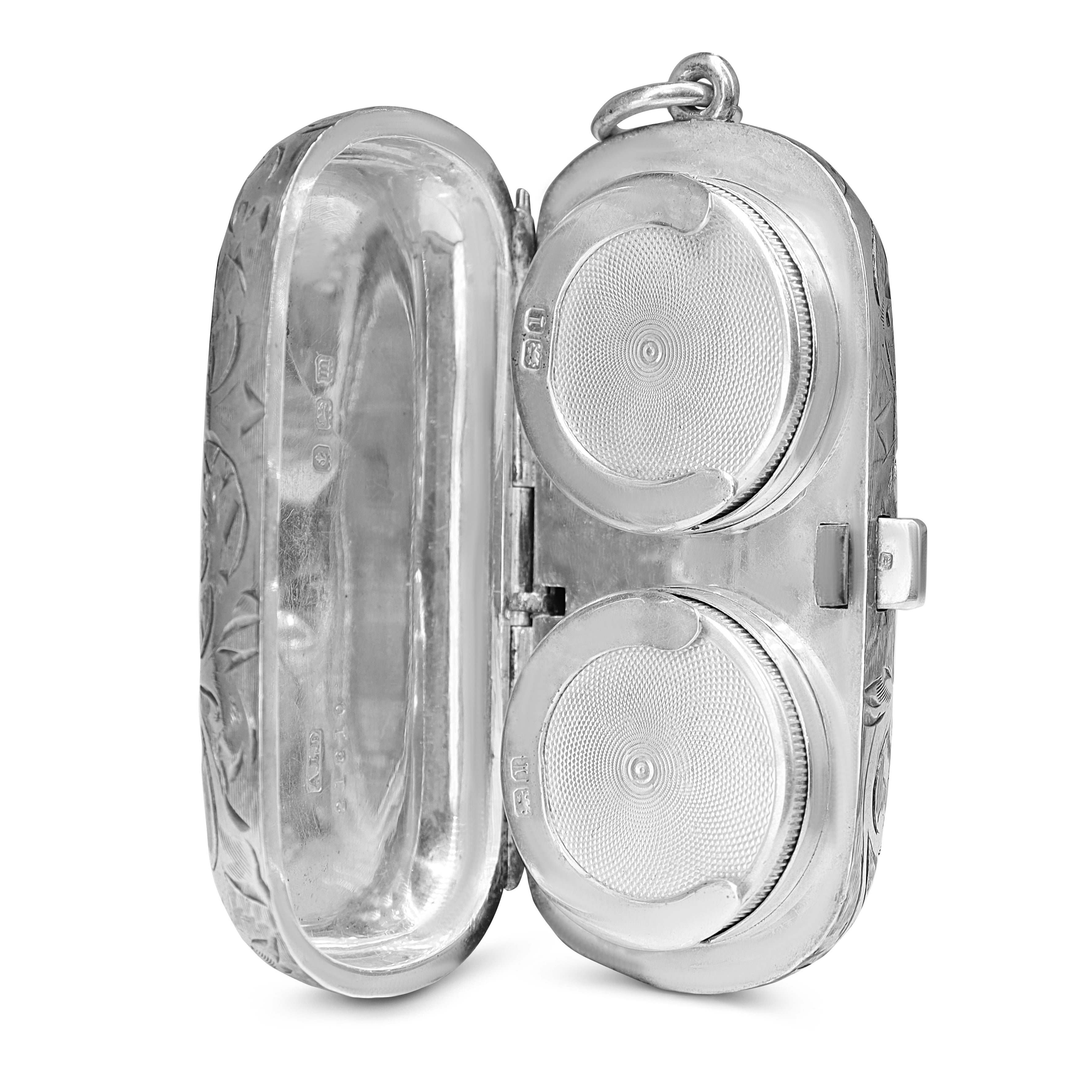 Silver Antique Sovereign / Coin Holder