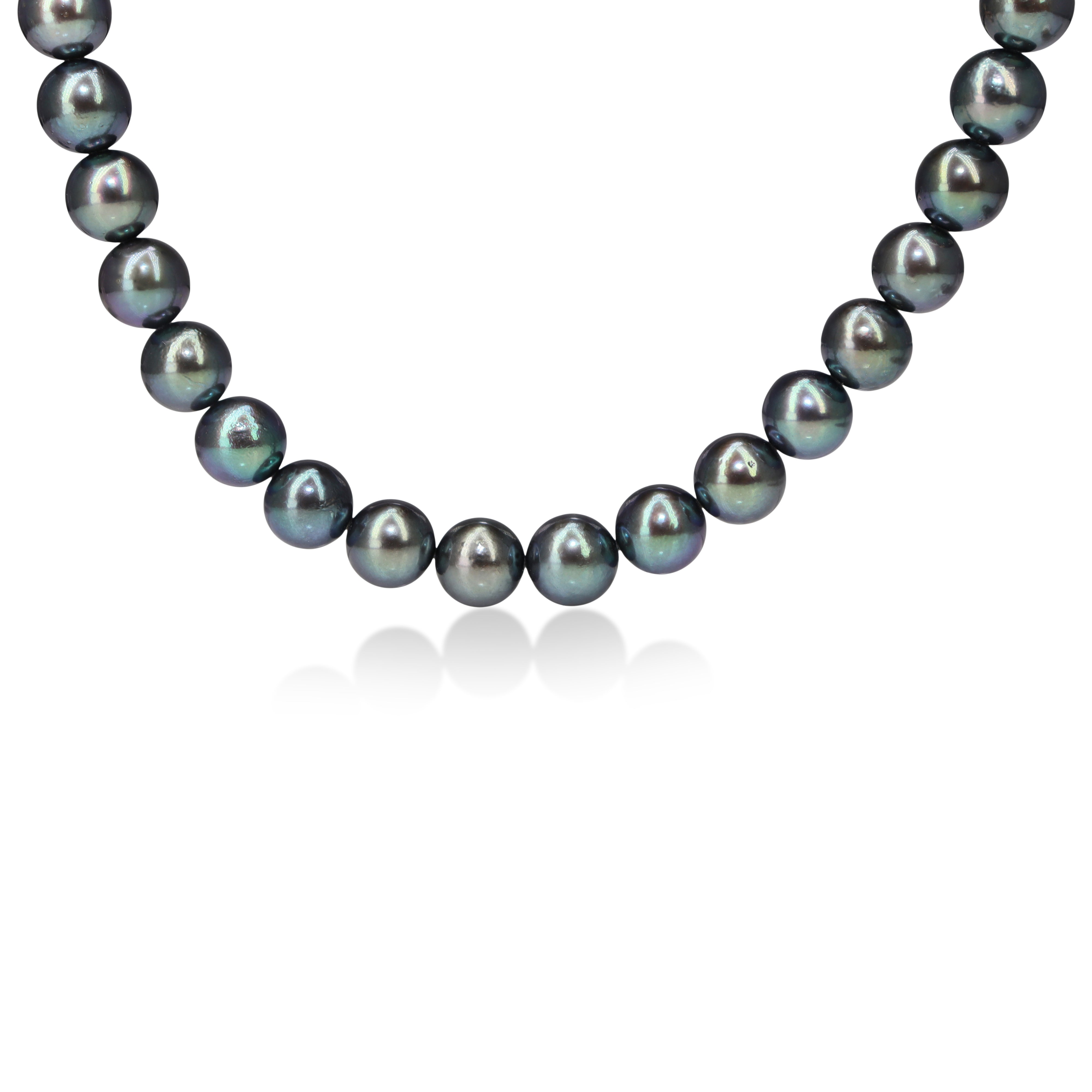Silver and Akoya 7.5mm Pearl Strand Necklace