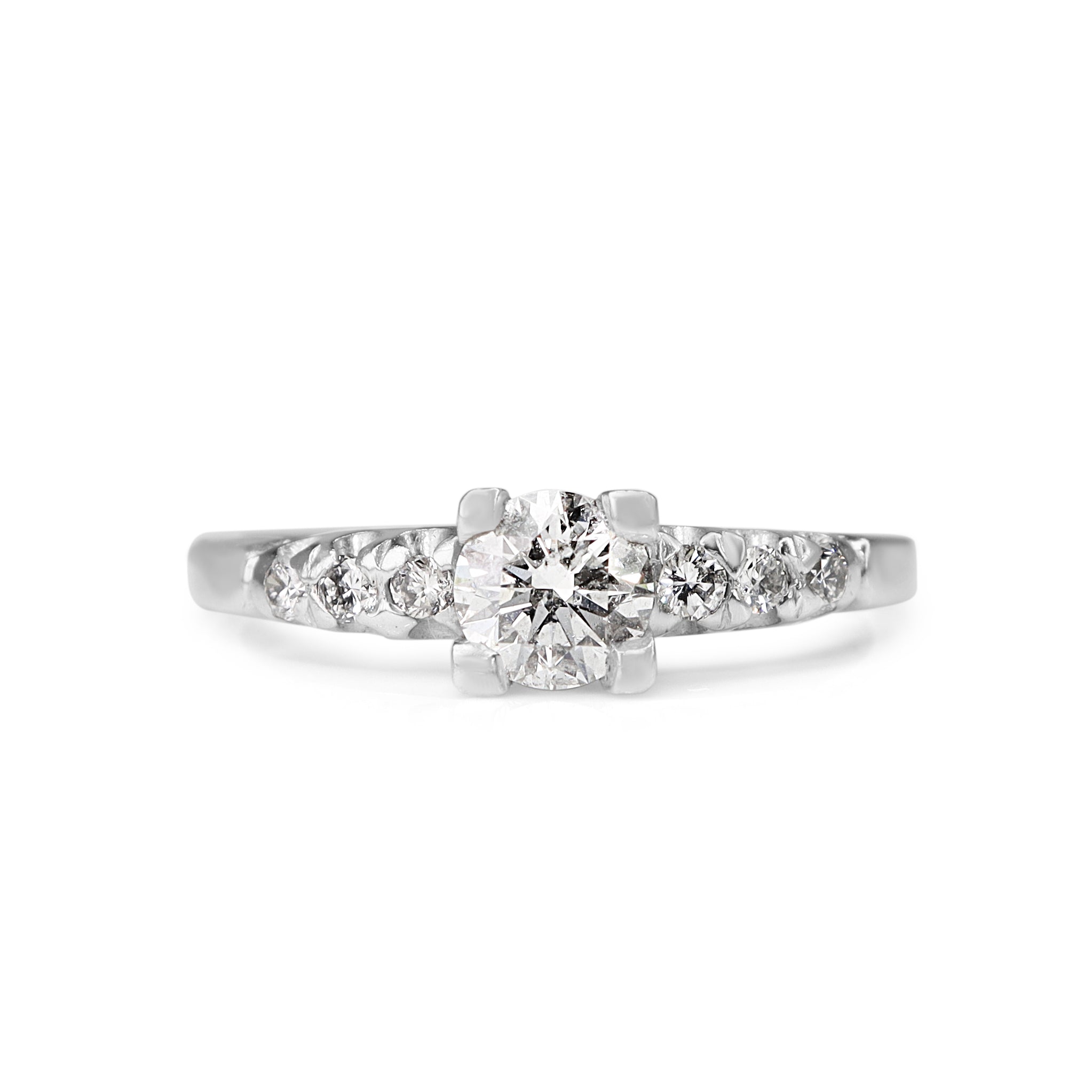 Platinum Vintage Diamond Ring