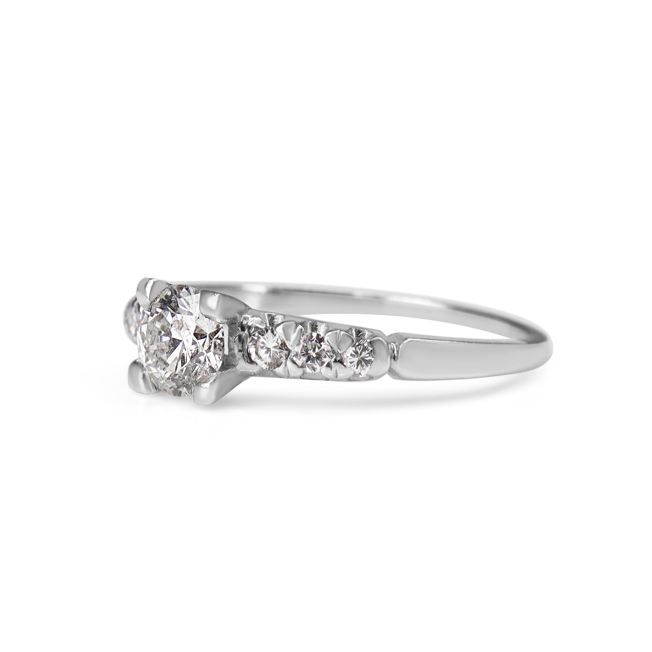 Platinum Vintage Diamond Ring