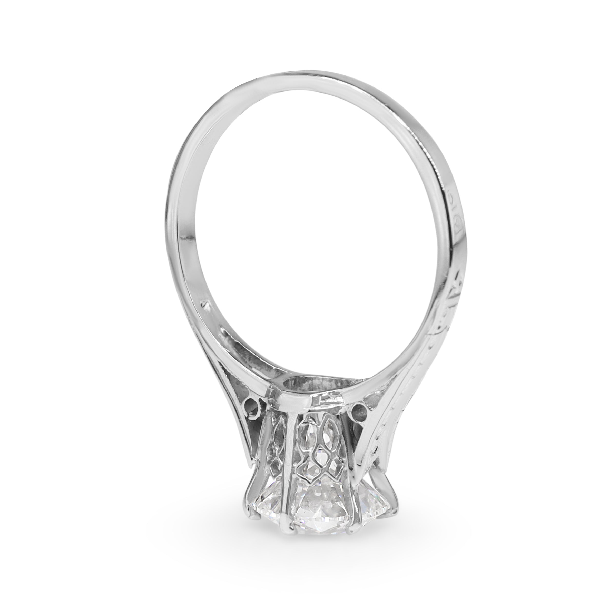 18ct White Gold 1.91ct Lab Grown Diamond Solitaire Ring