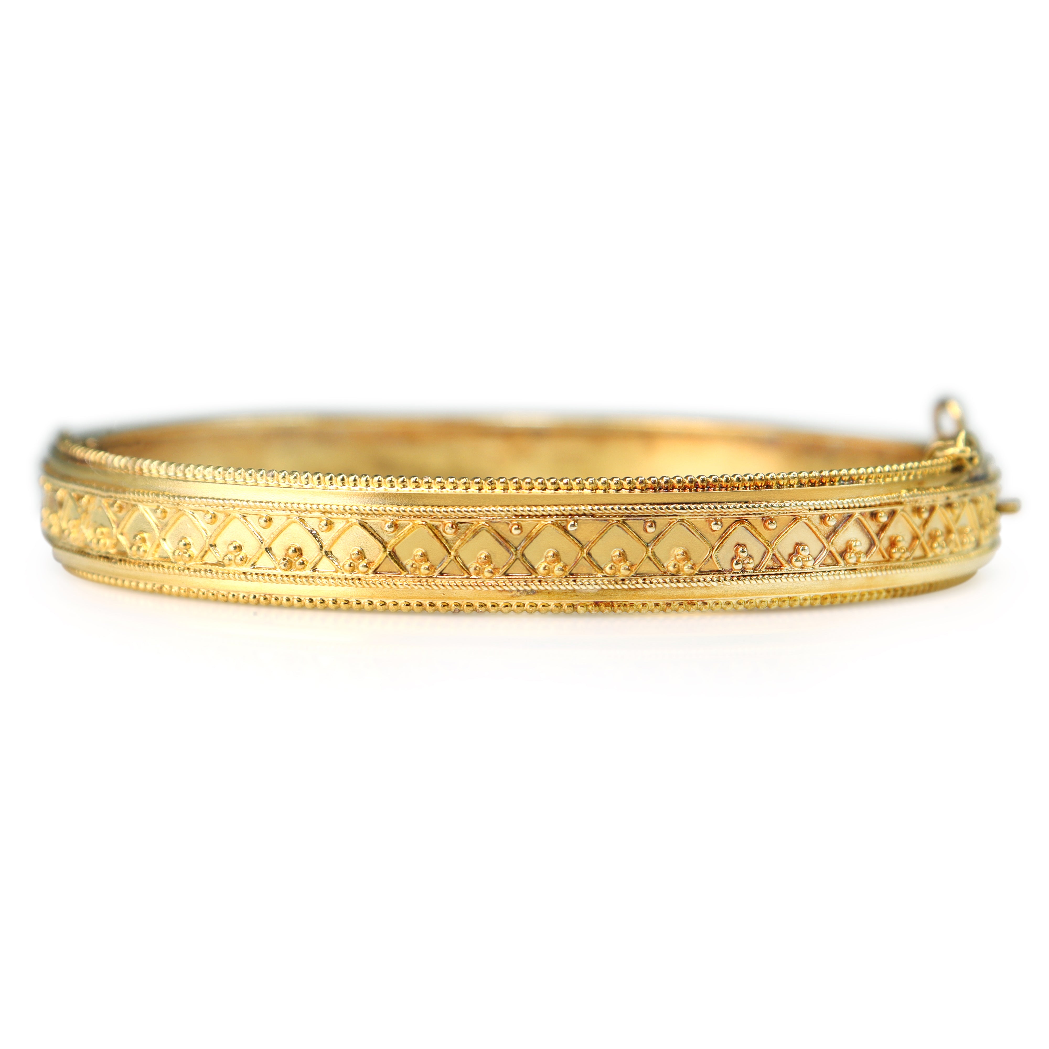 15ct Yellow Gold Antique Victorian Bangle
