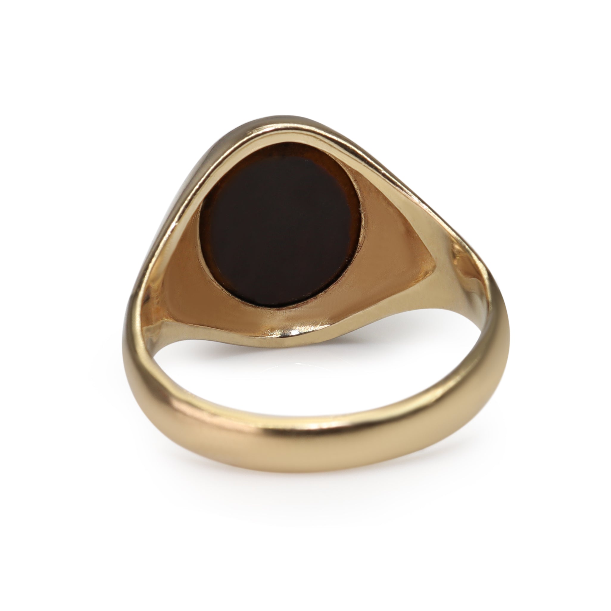 9ct Yellow Gold Tiger Eye Signet Ring