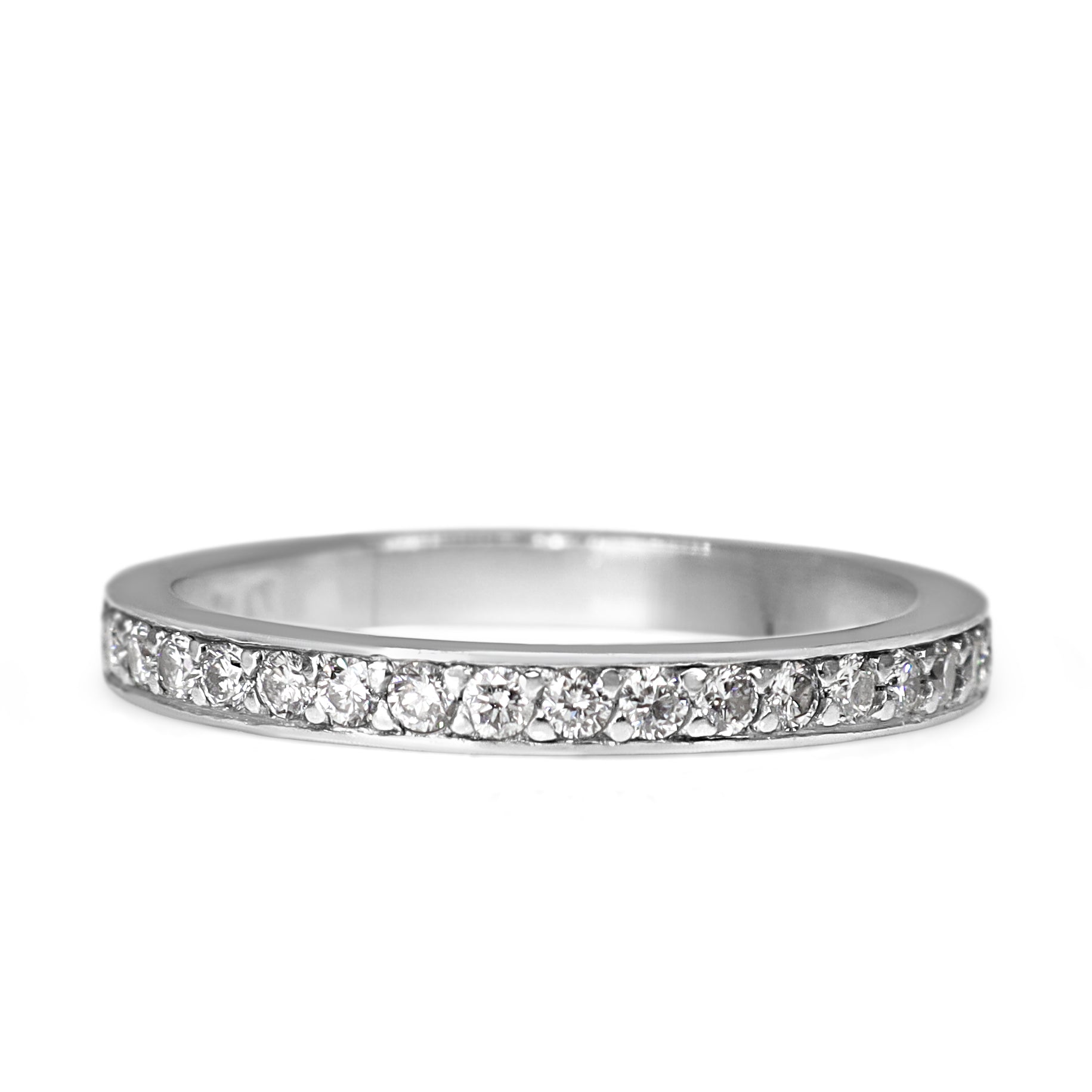 Platinum Diamond Band Ring