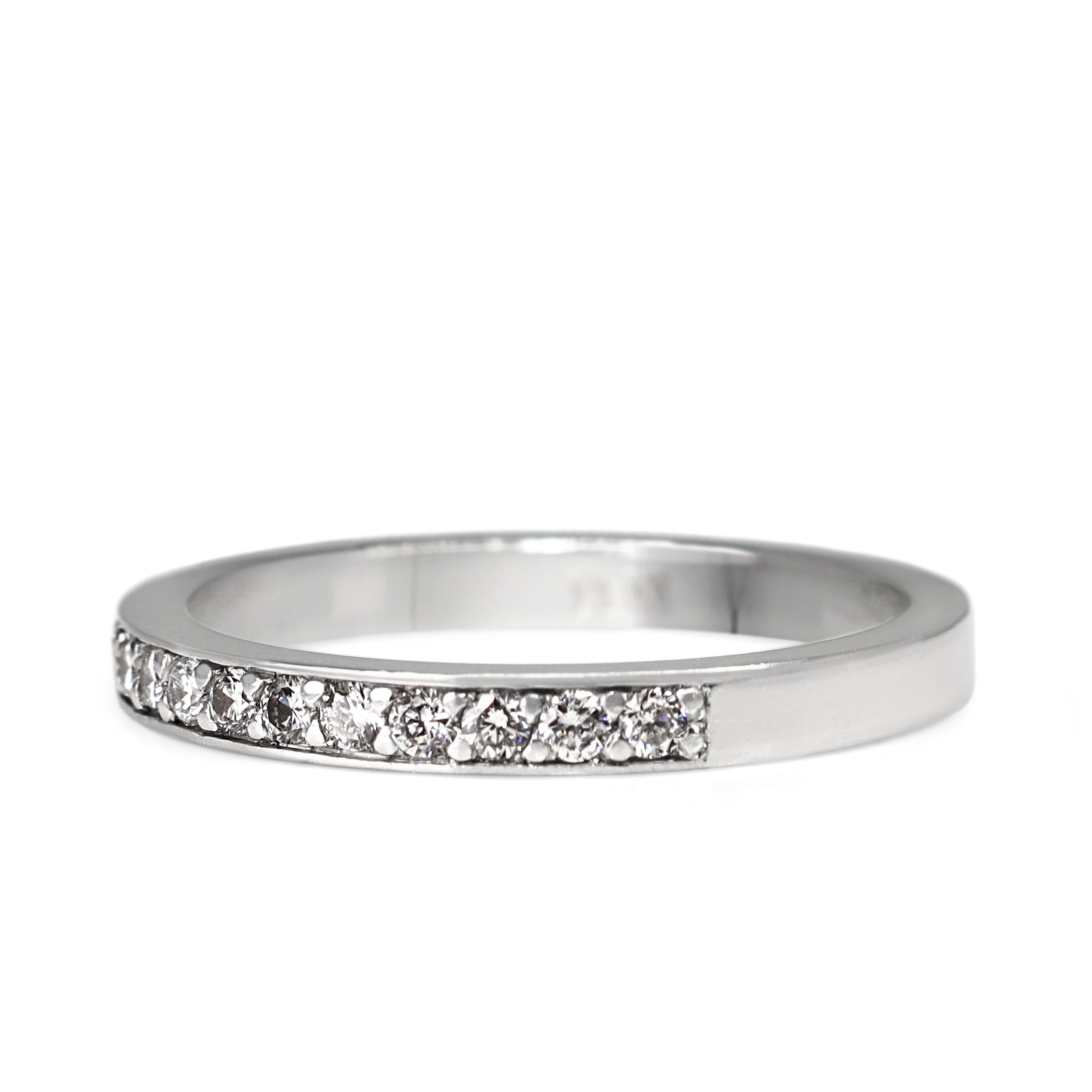 Platinum Diamond Band Ring
