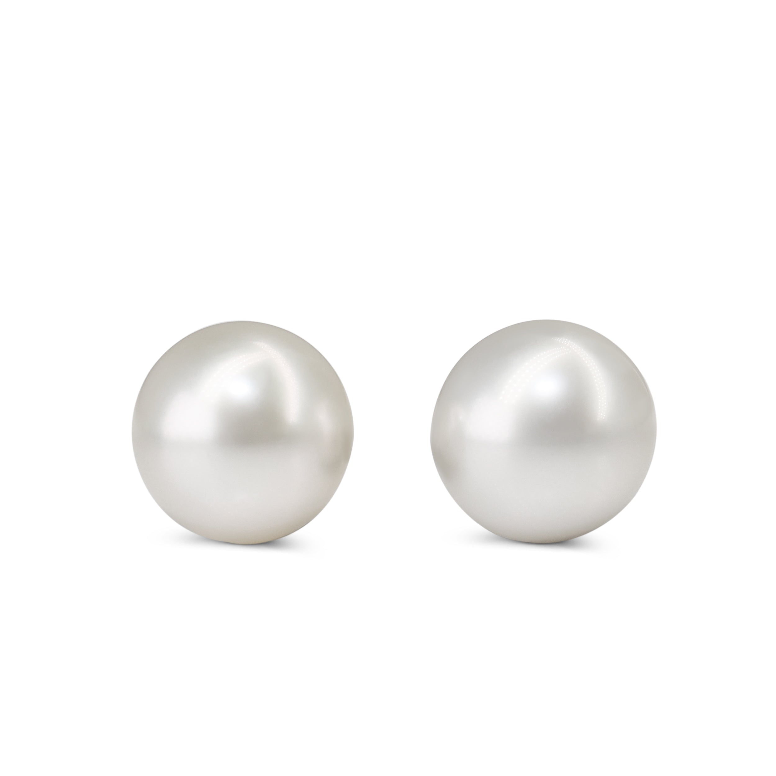 18ct White Gold South Sea 10mm Pearl Stud Earrings