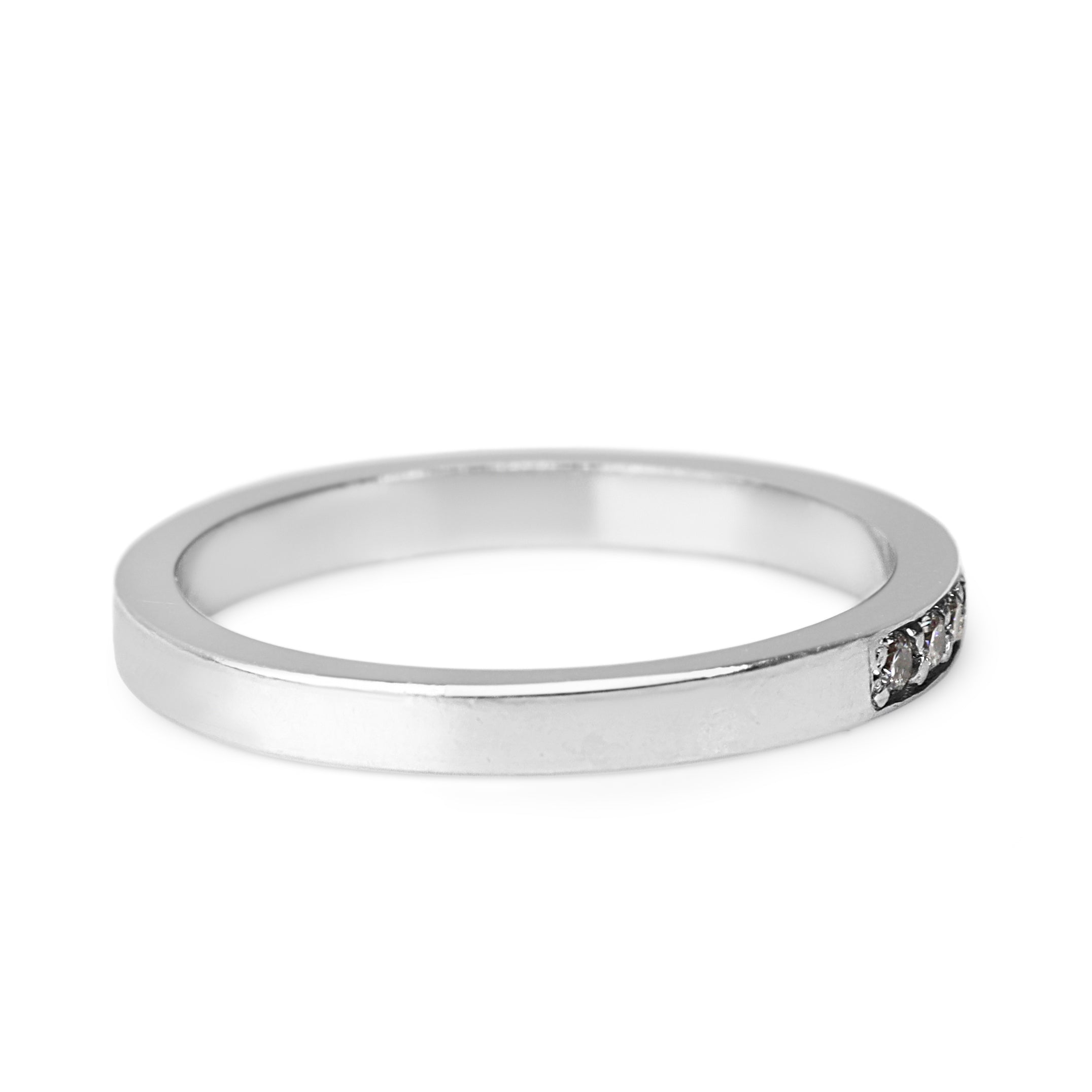 Platinum Diamond Band Ring