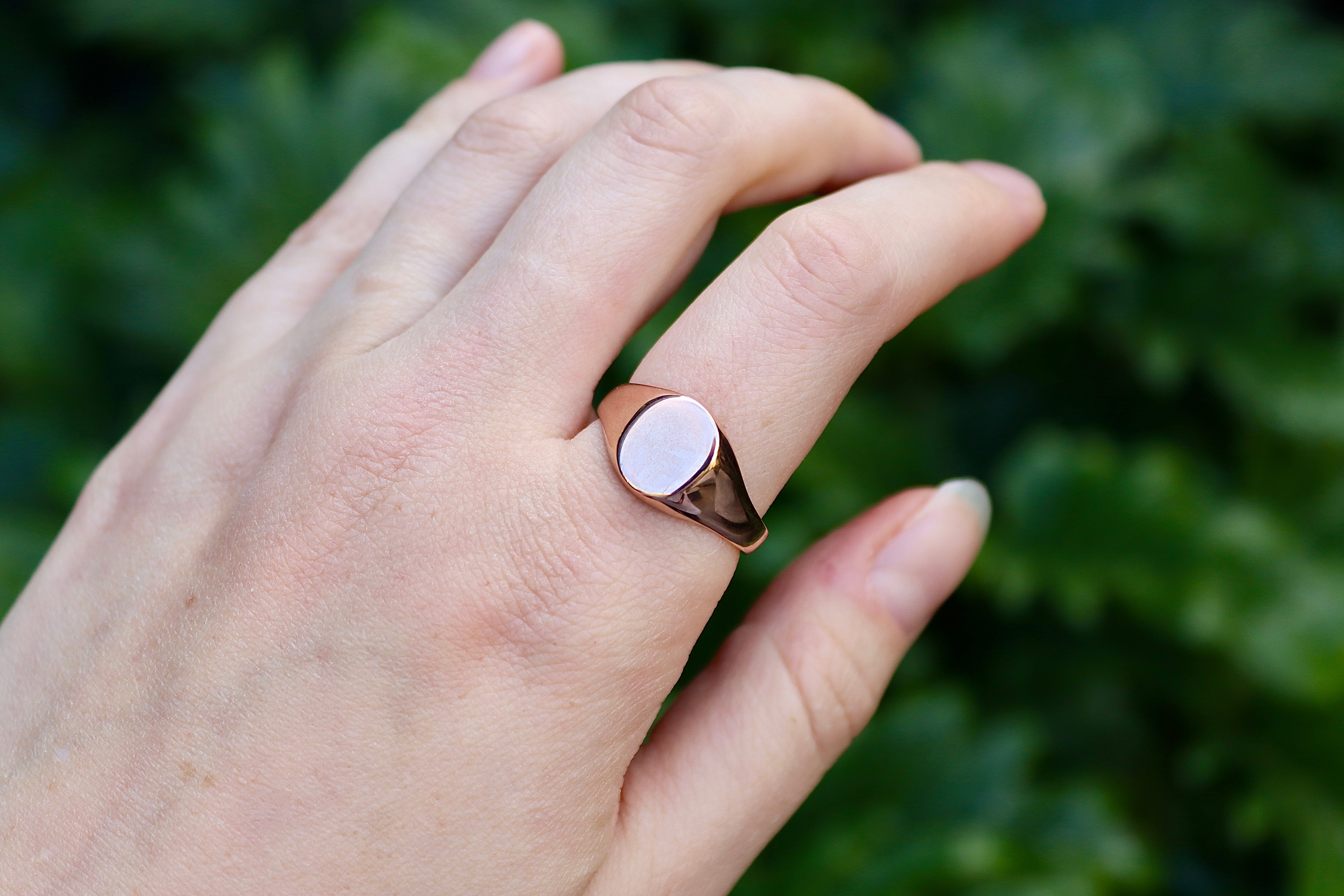 9ct Rose Gold Signet Ring