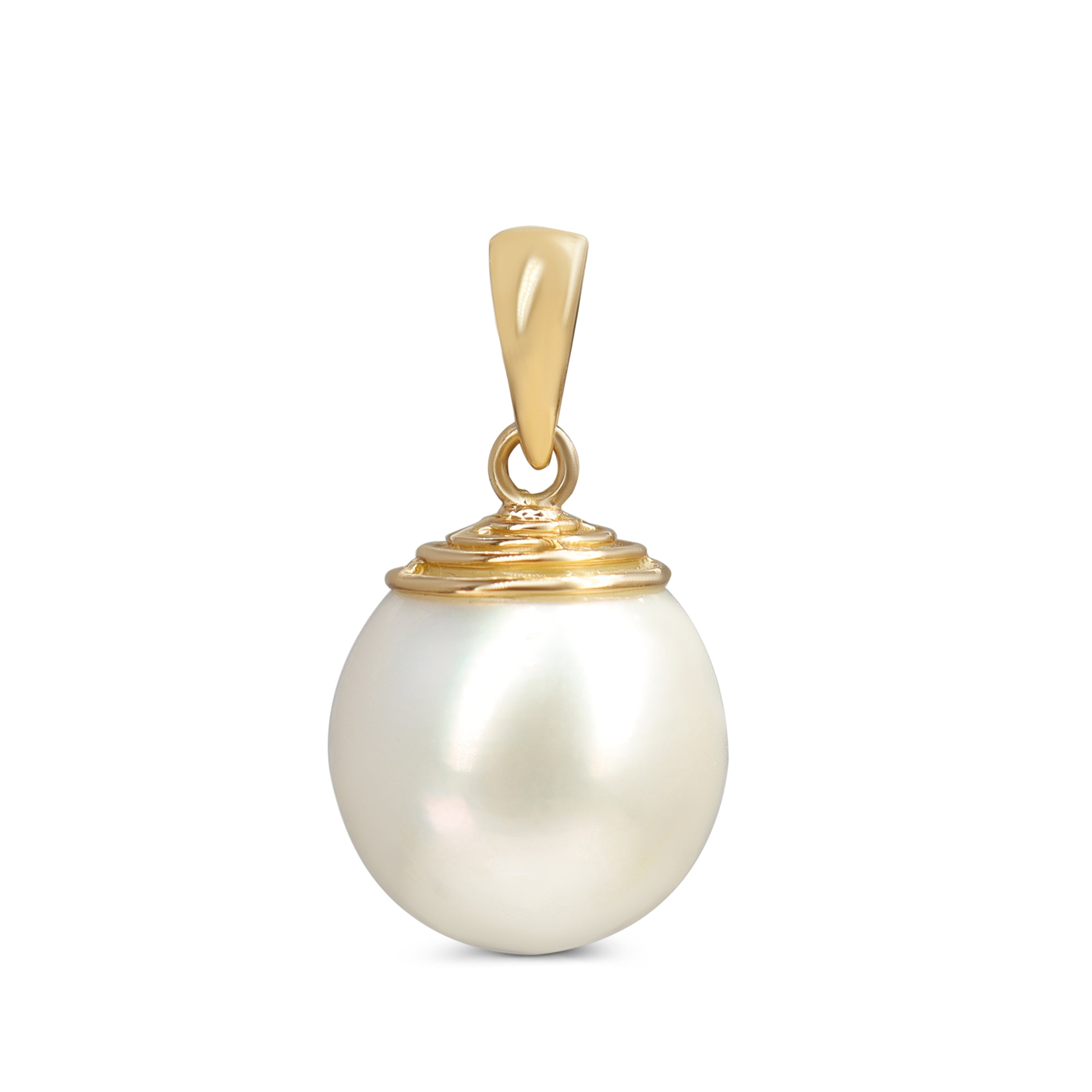 18ct Yellow Gold 14mm South Sea Pearl Pendant