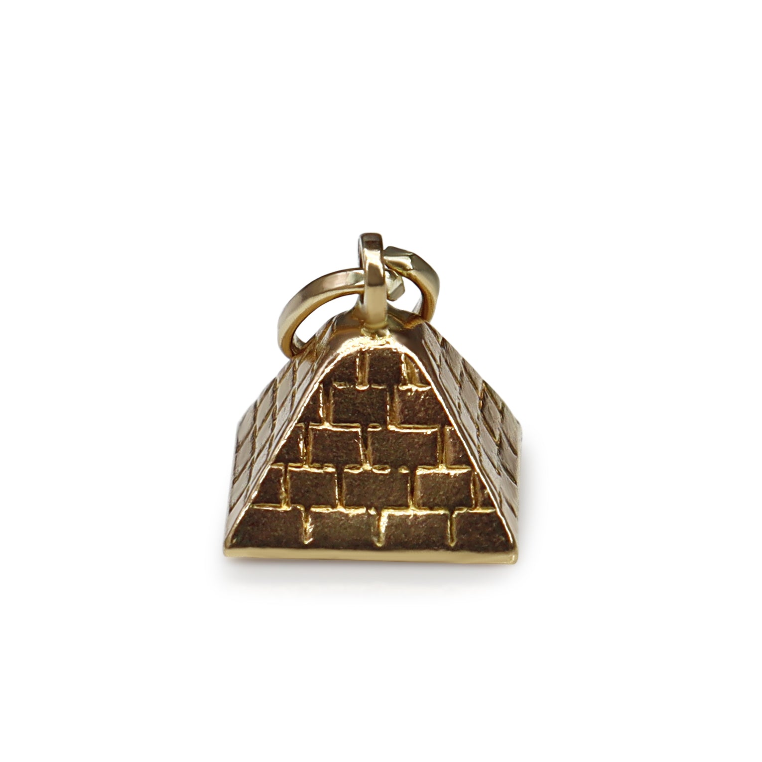 9ct Yellow Gold Pyramid Charm / Pendant