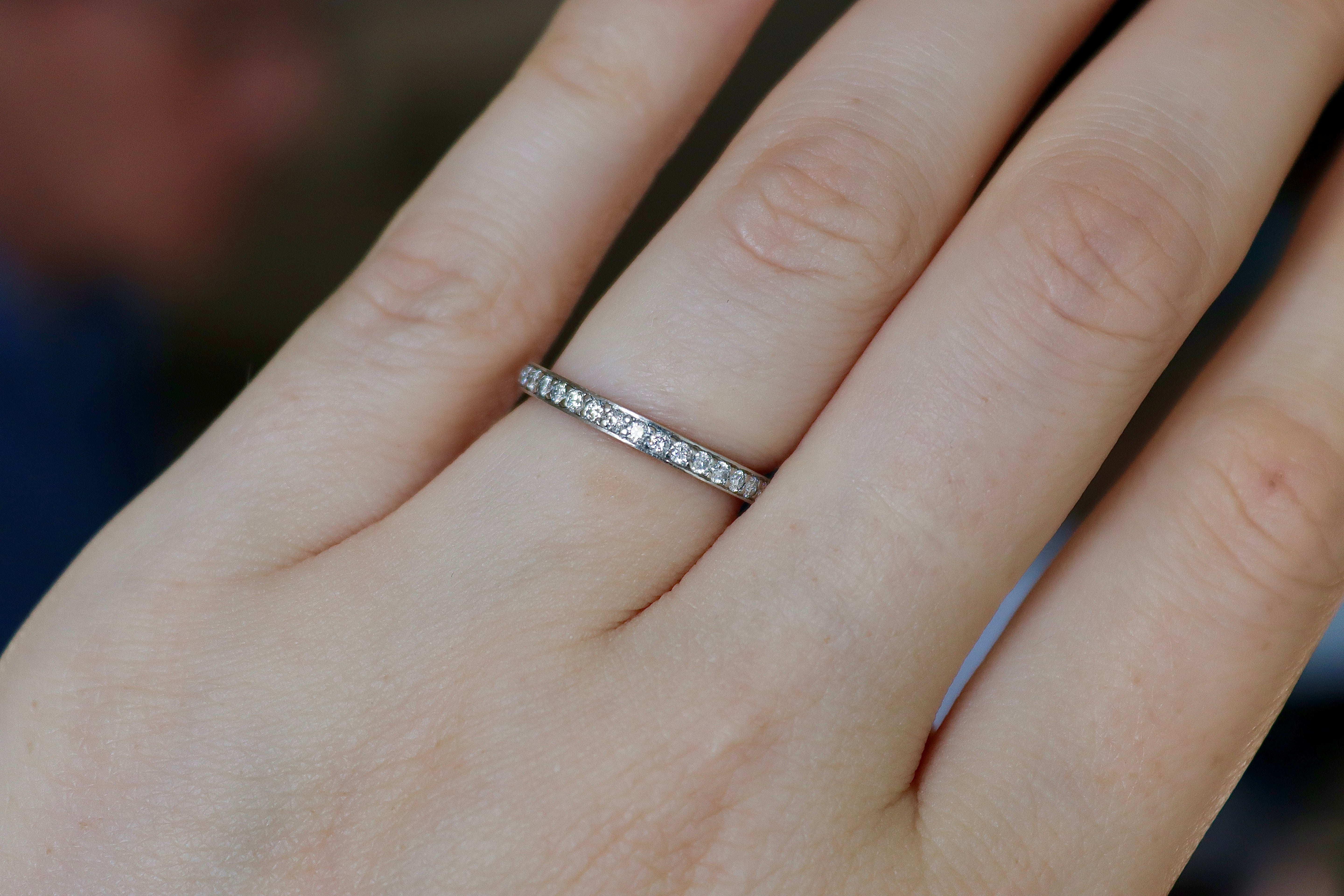Platinum Diamond Wedding Band