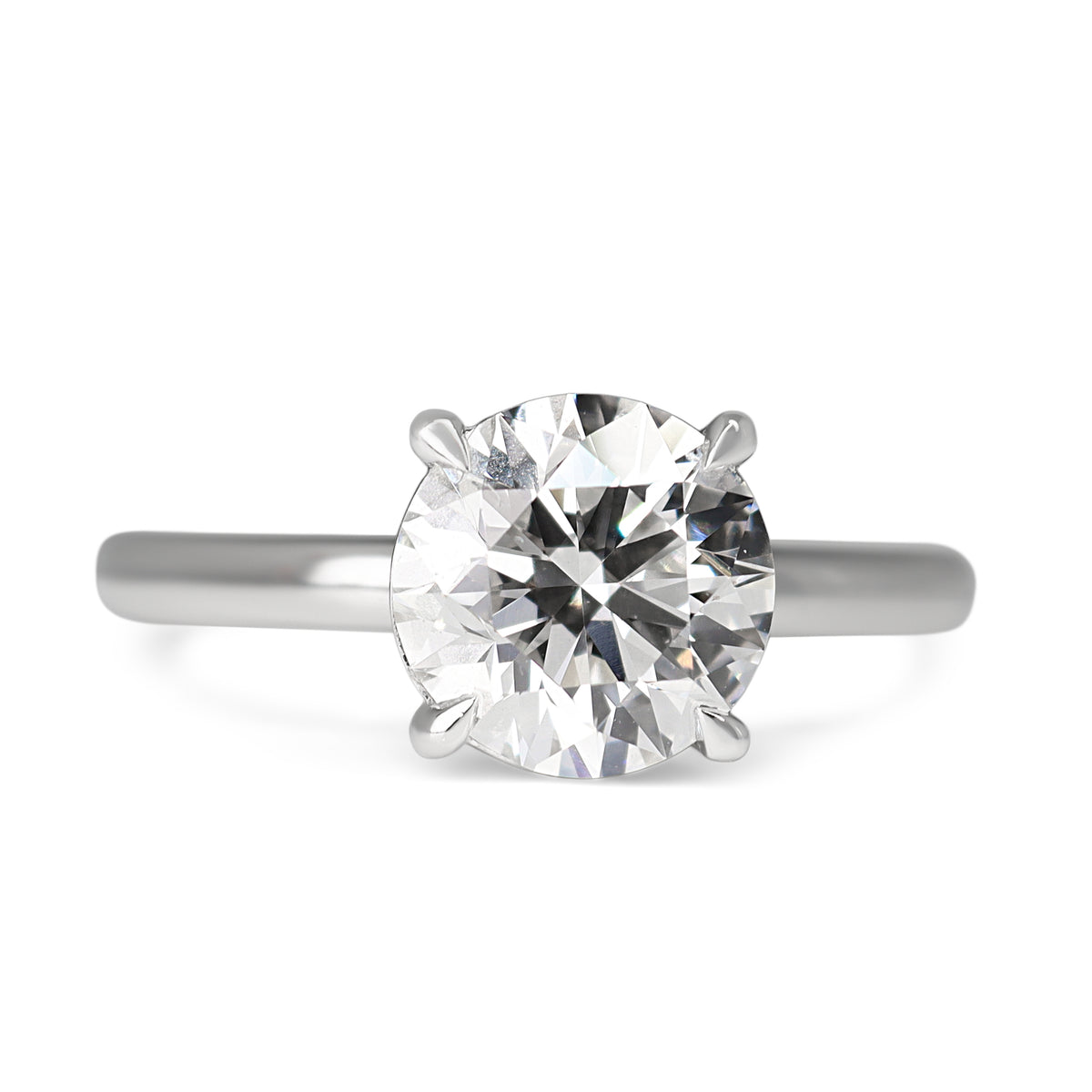 14ct White Gold 2.03ct Diamond Solitaire Ring