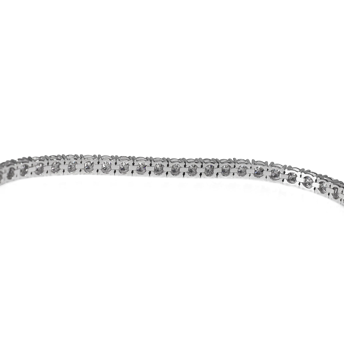 18ct White Gold 6.00ct Lab Grown Diamond Tennis Bracelet