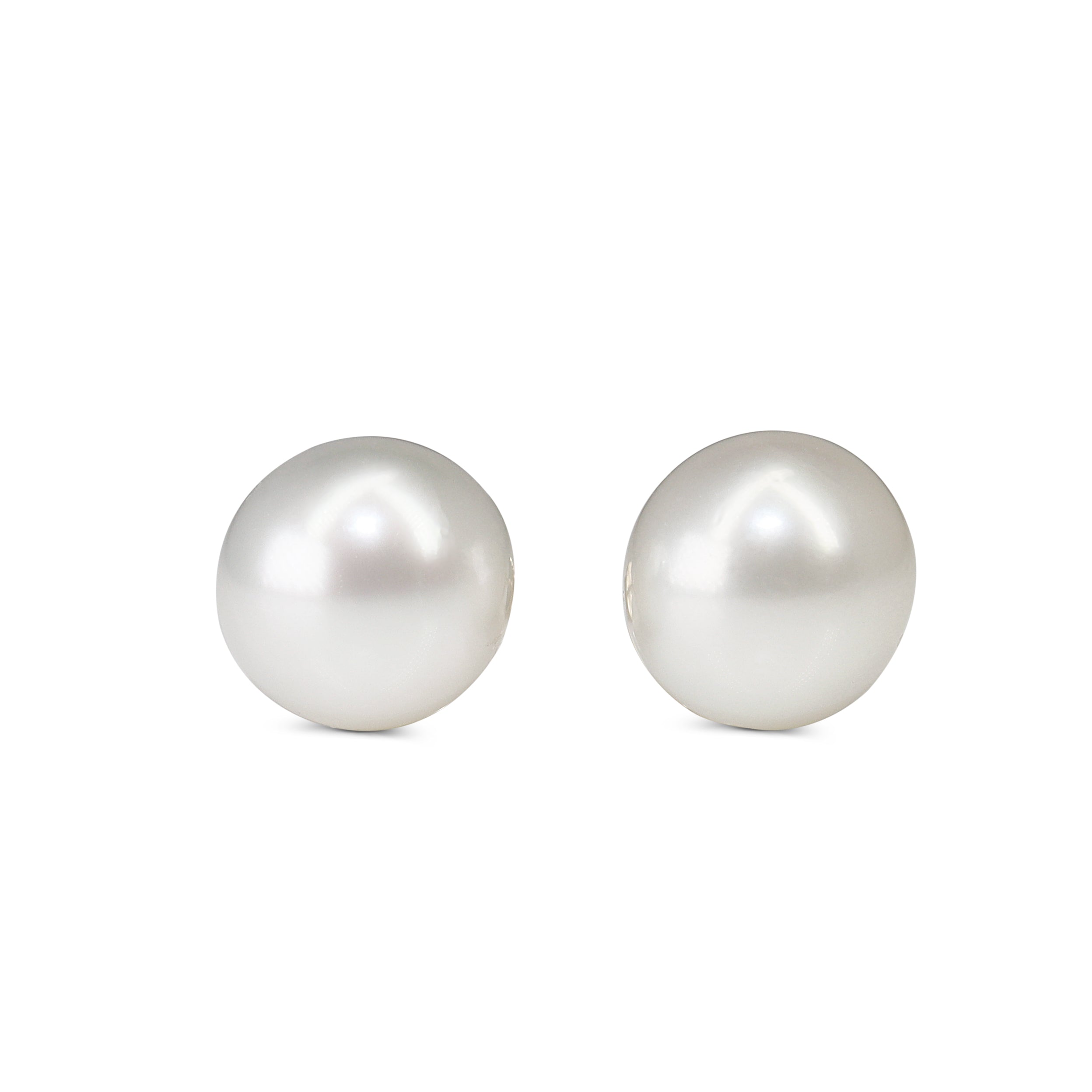 9ct Yellow Gold 10.6mm South Sea Pearl Stud Earrings