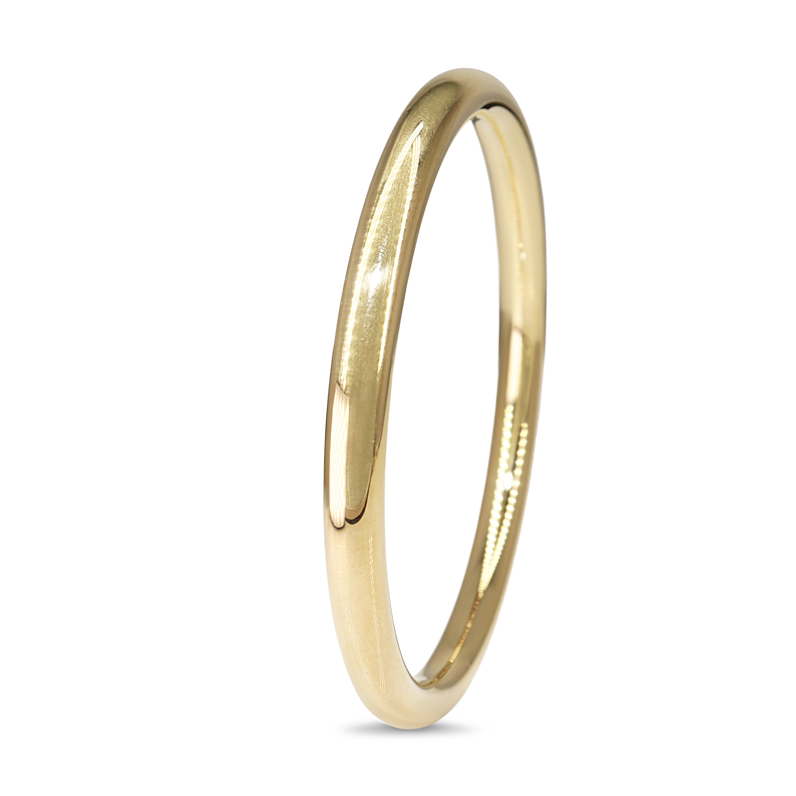 9ct Yellow Gold All Round Golf Bangle