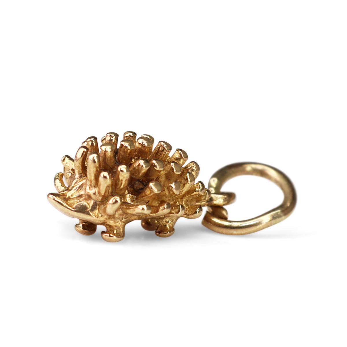 9ct Yellow Gold Hedgehog Charm