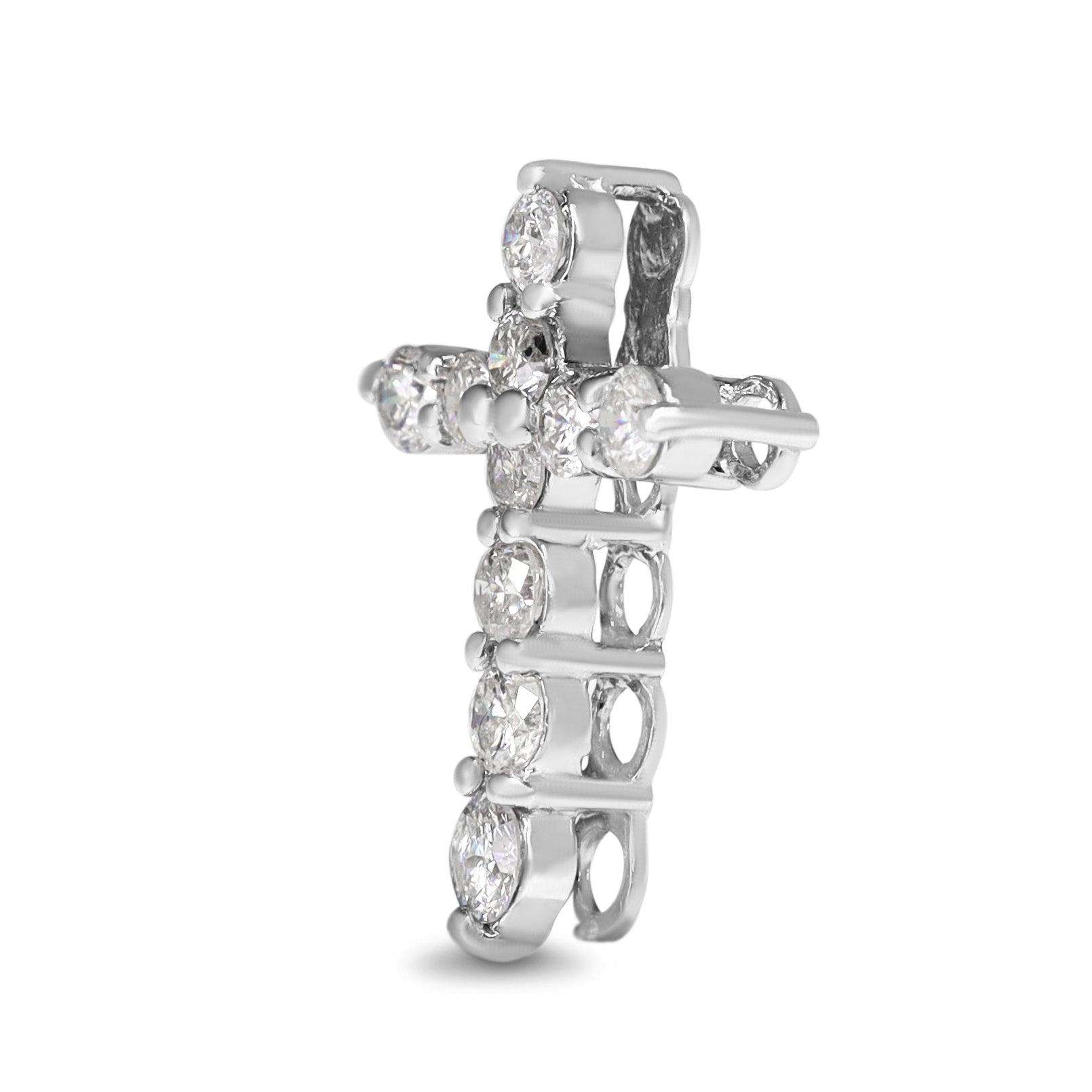 Platinum Diamond Cross Pendant
