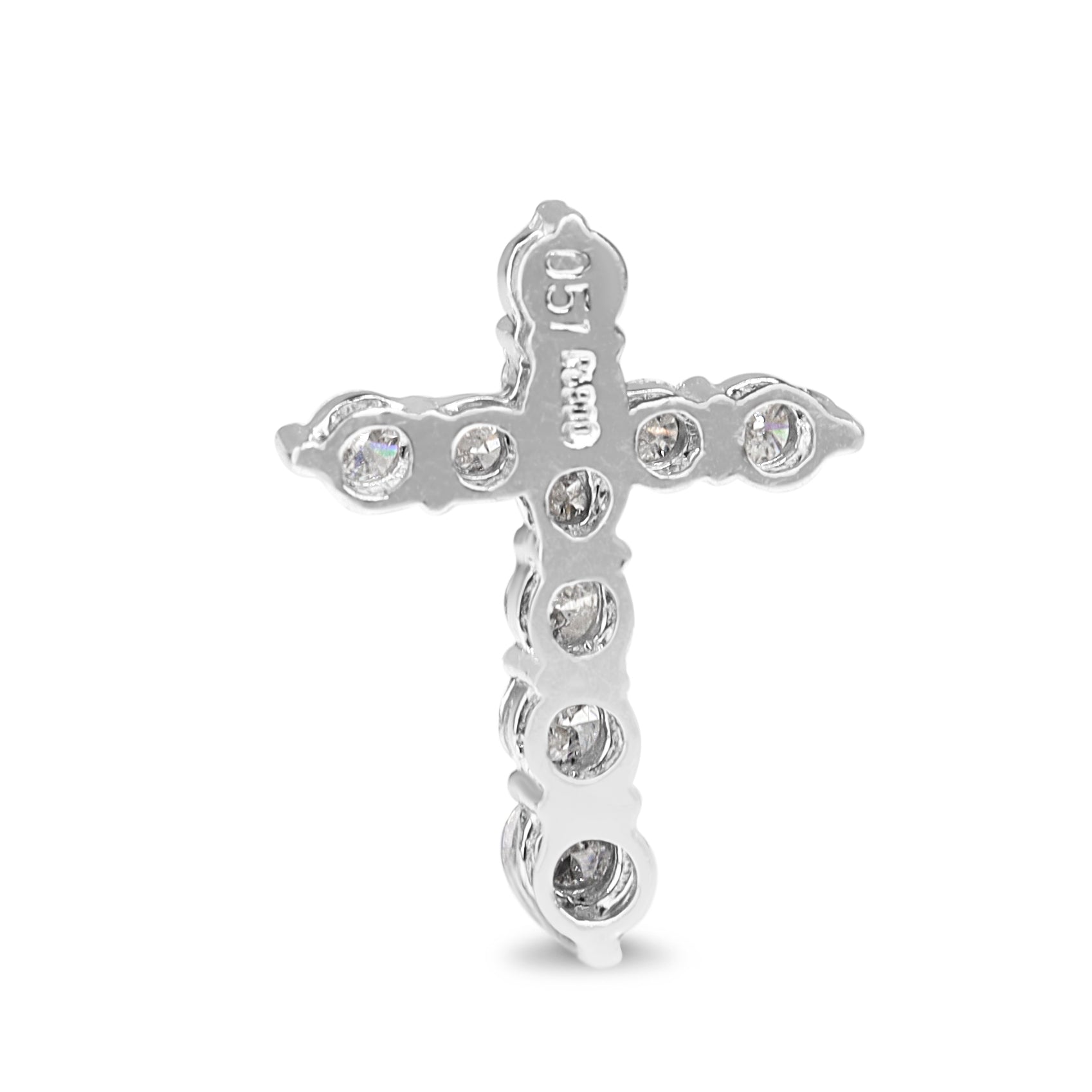 Platinum Diamond Cross Pendant