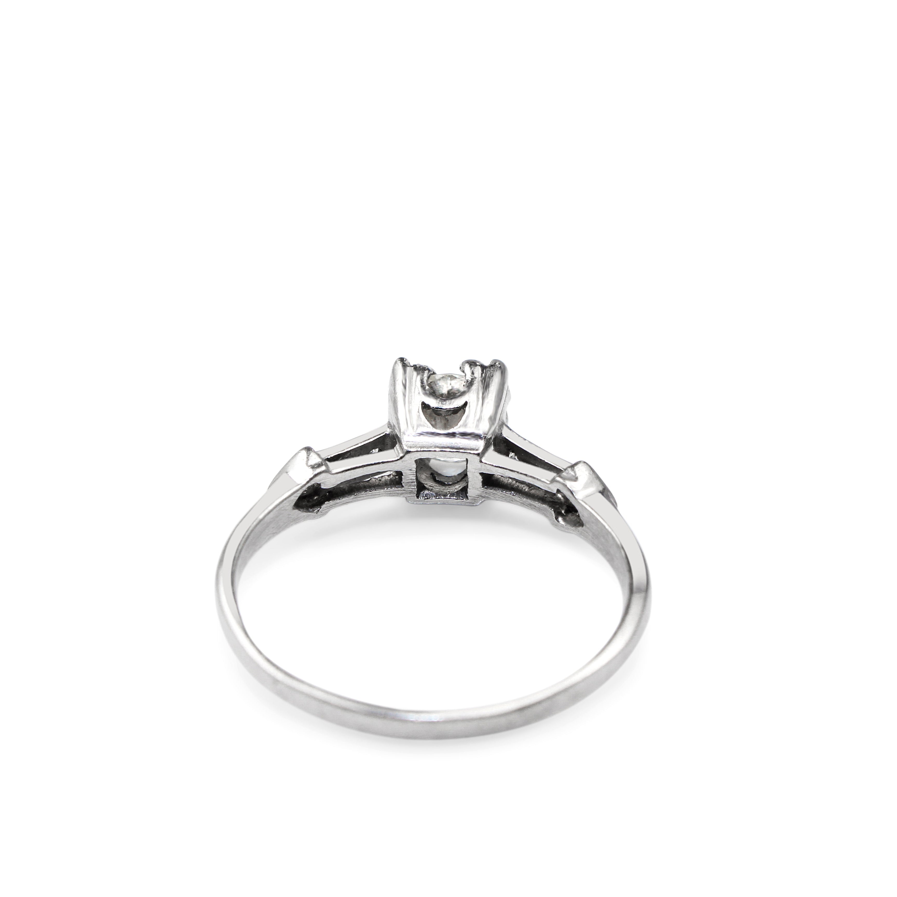 Platinum Art Deco Diamond Ring