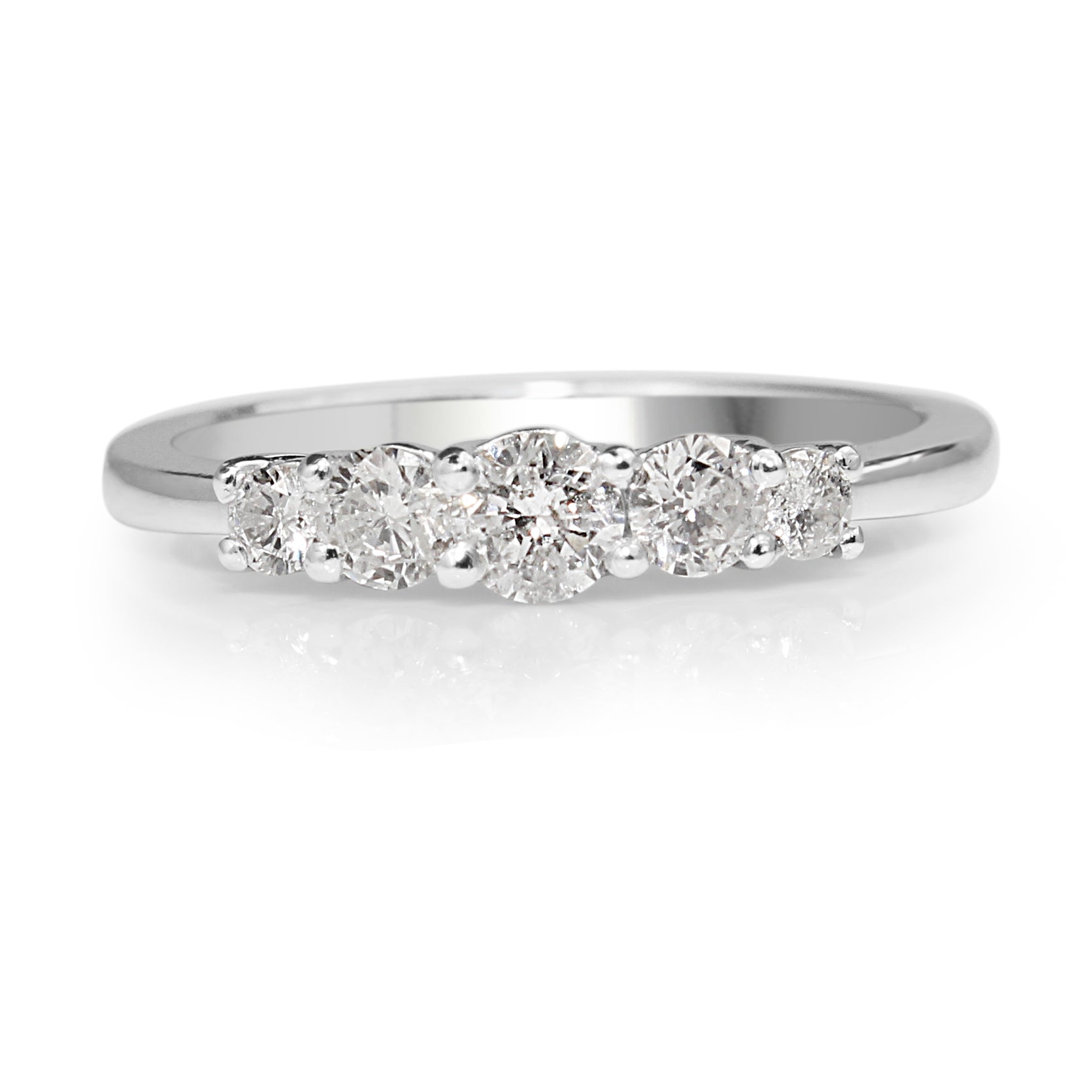 Platinum 5 Stone Diamond Ring Engagement Jewellery Australia