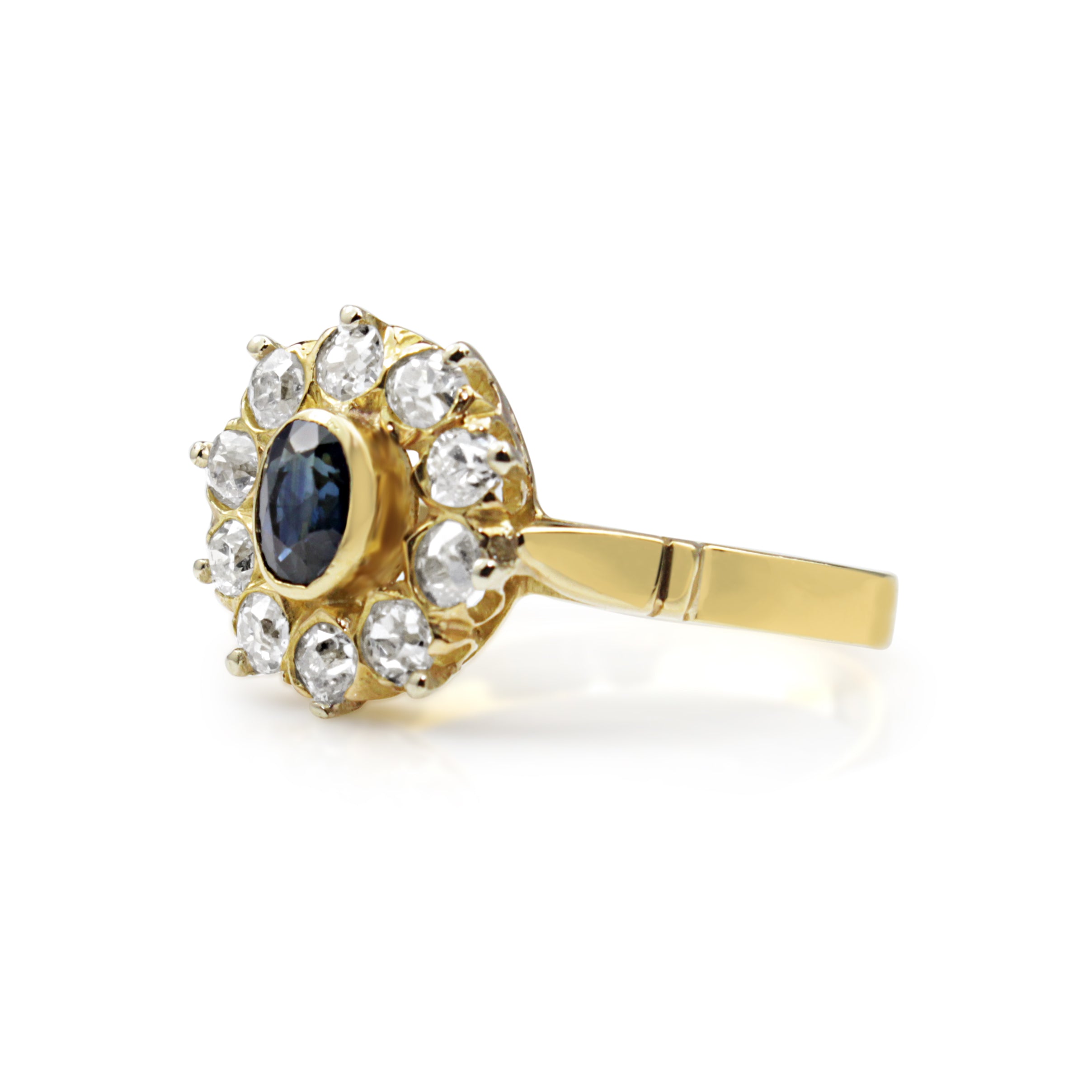 antique sapphire engagement ring Australia