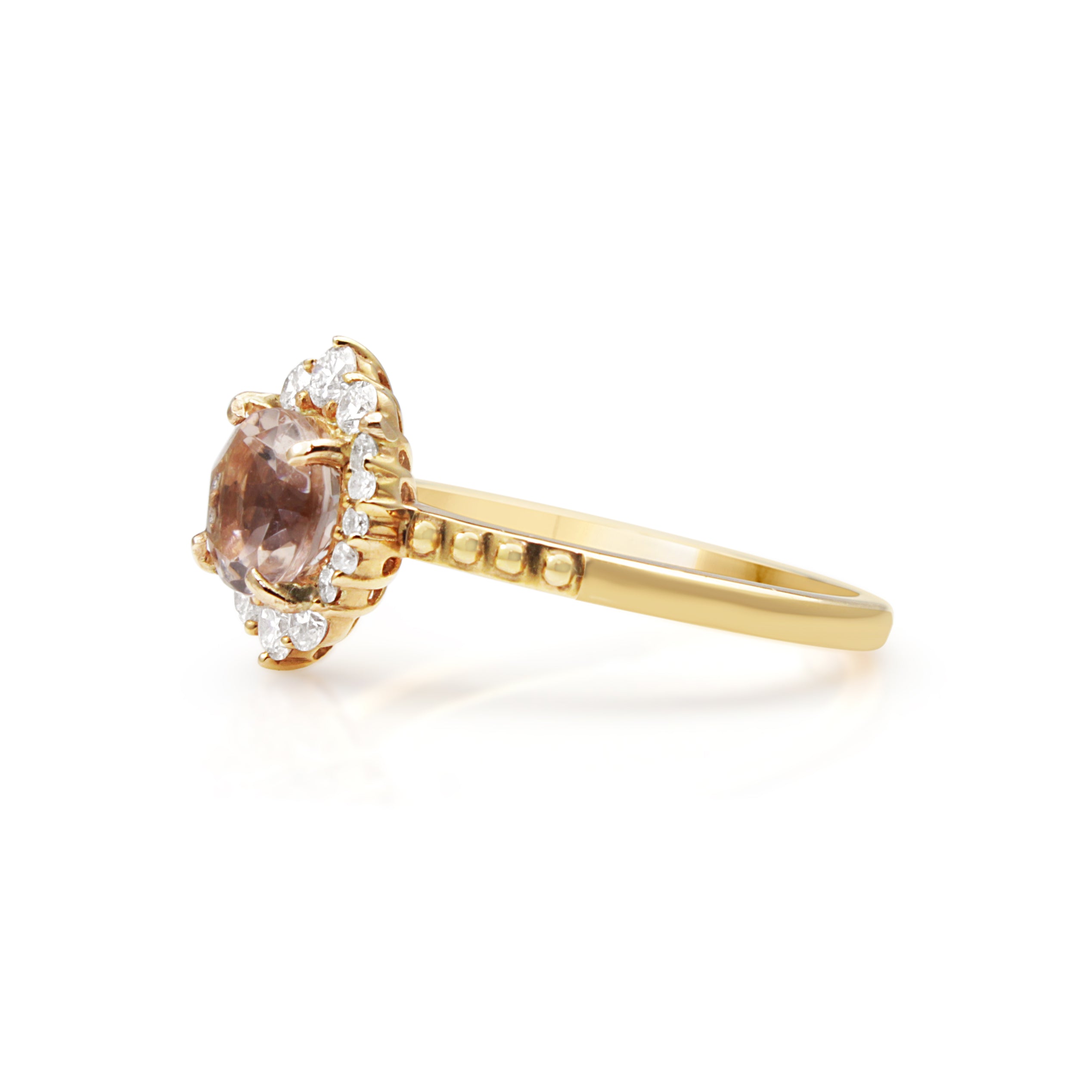 luxury morganite engagement ring fine jewellery Australia