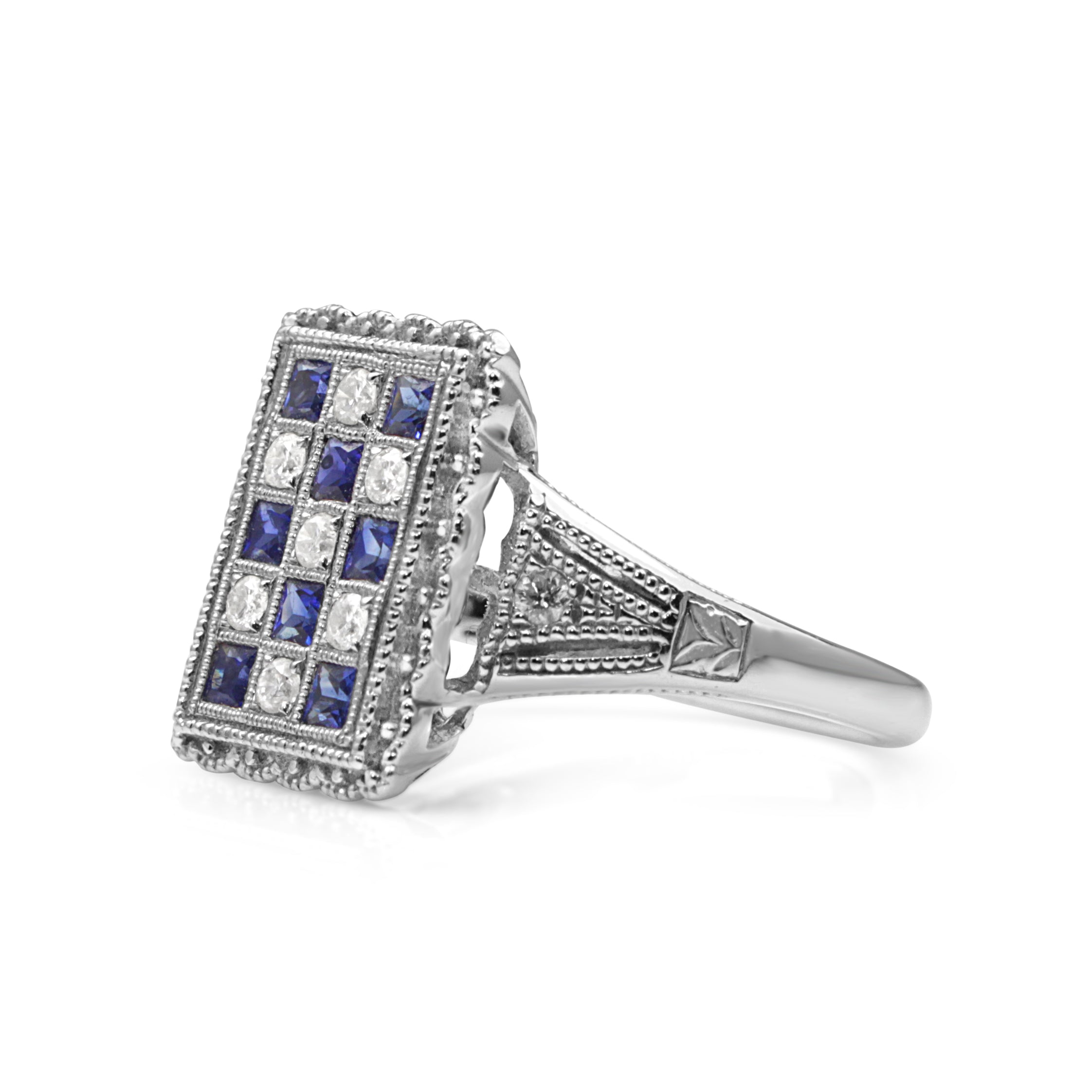 luxury sapphire engagement ring Australia