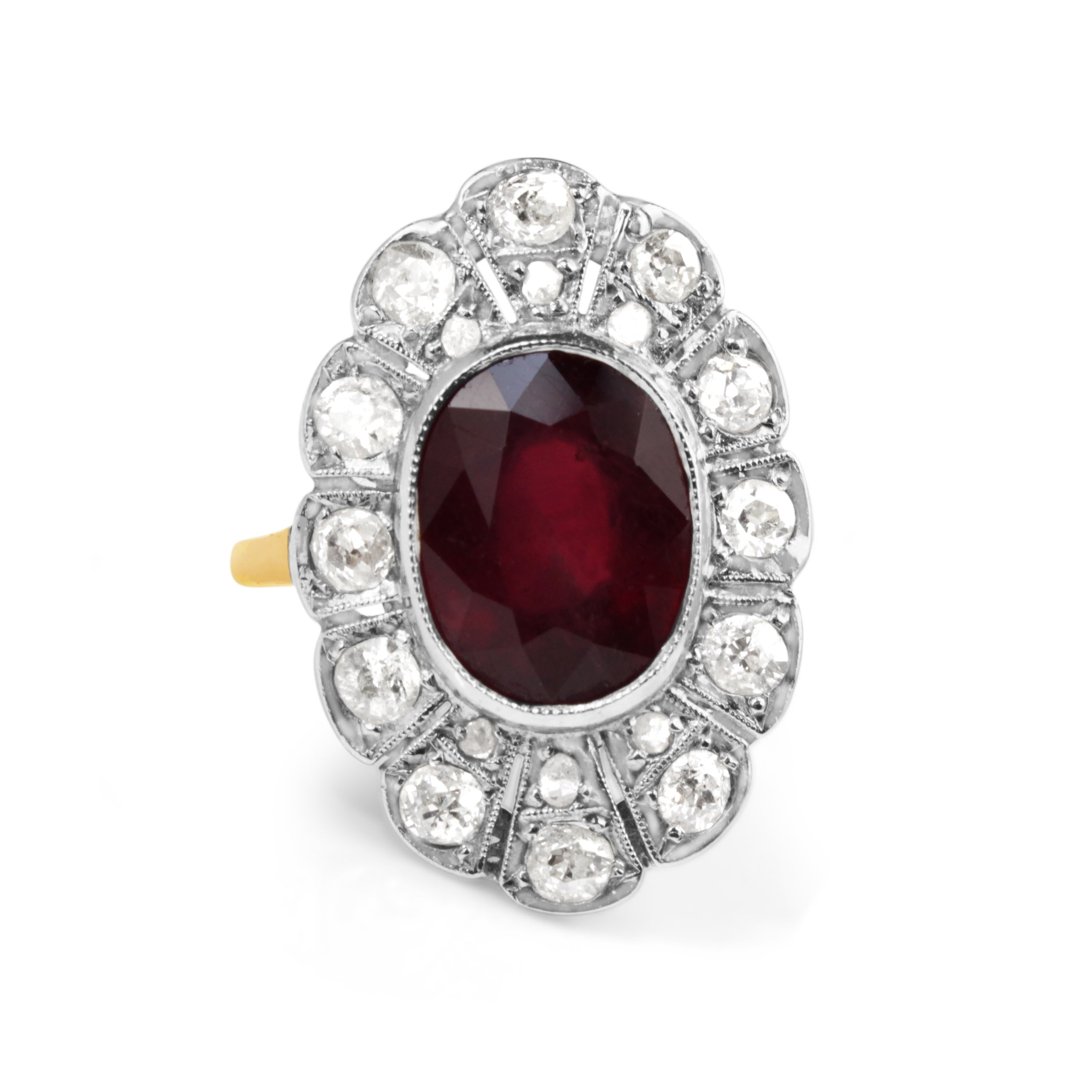 Luxury ruby and diamond ring Melbourne Australia