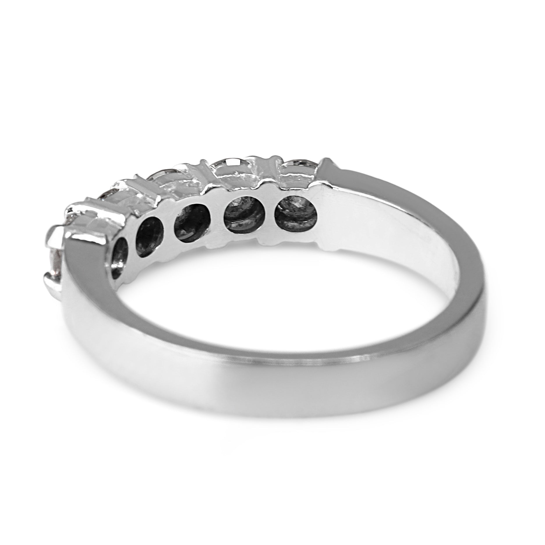 18ct White Gold 1.00ct 5 Stone Diamond Ring - Burlington Jewellery