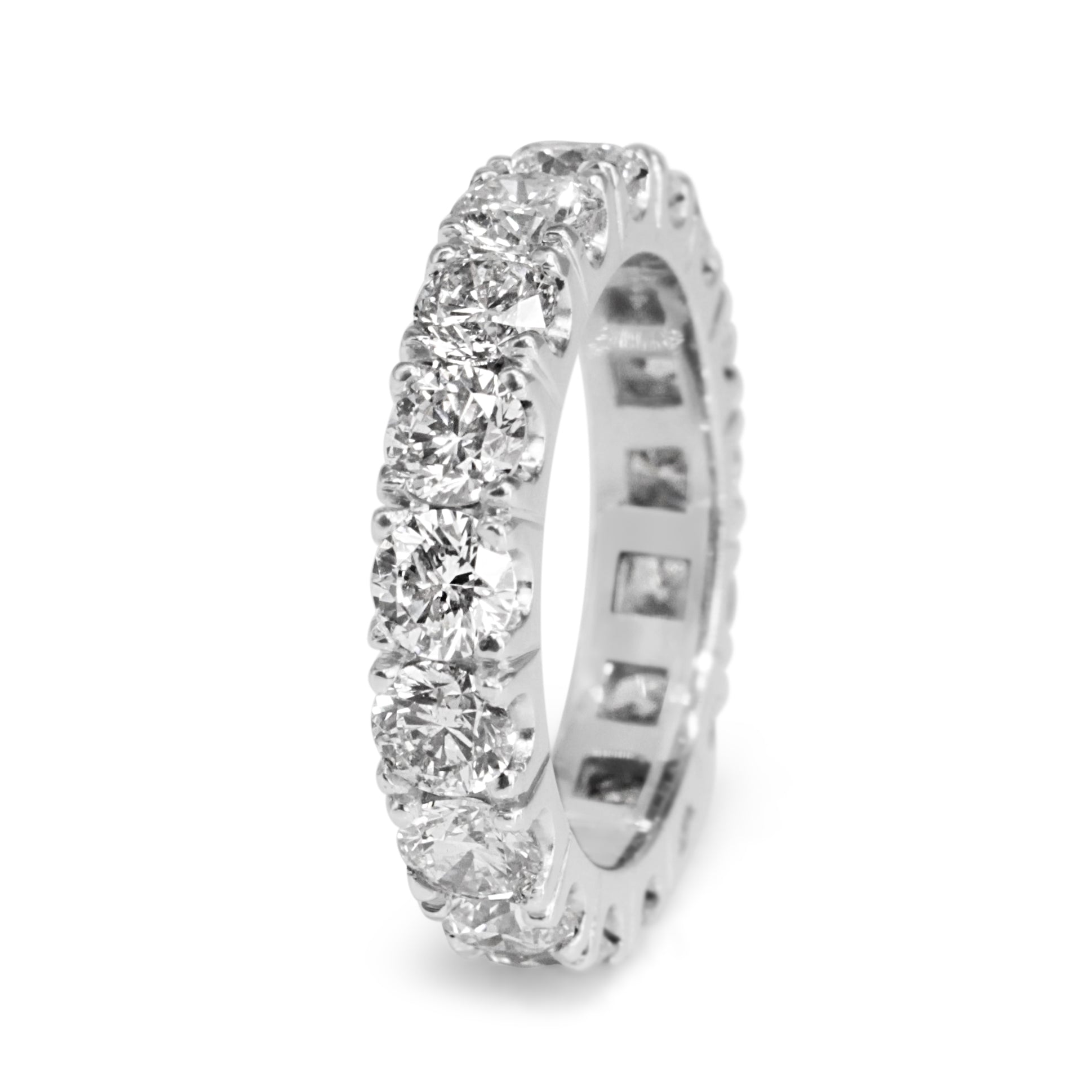 3.75ct all round diamond wedding band with G colour diamonds