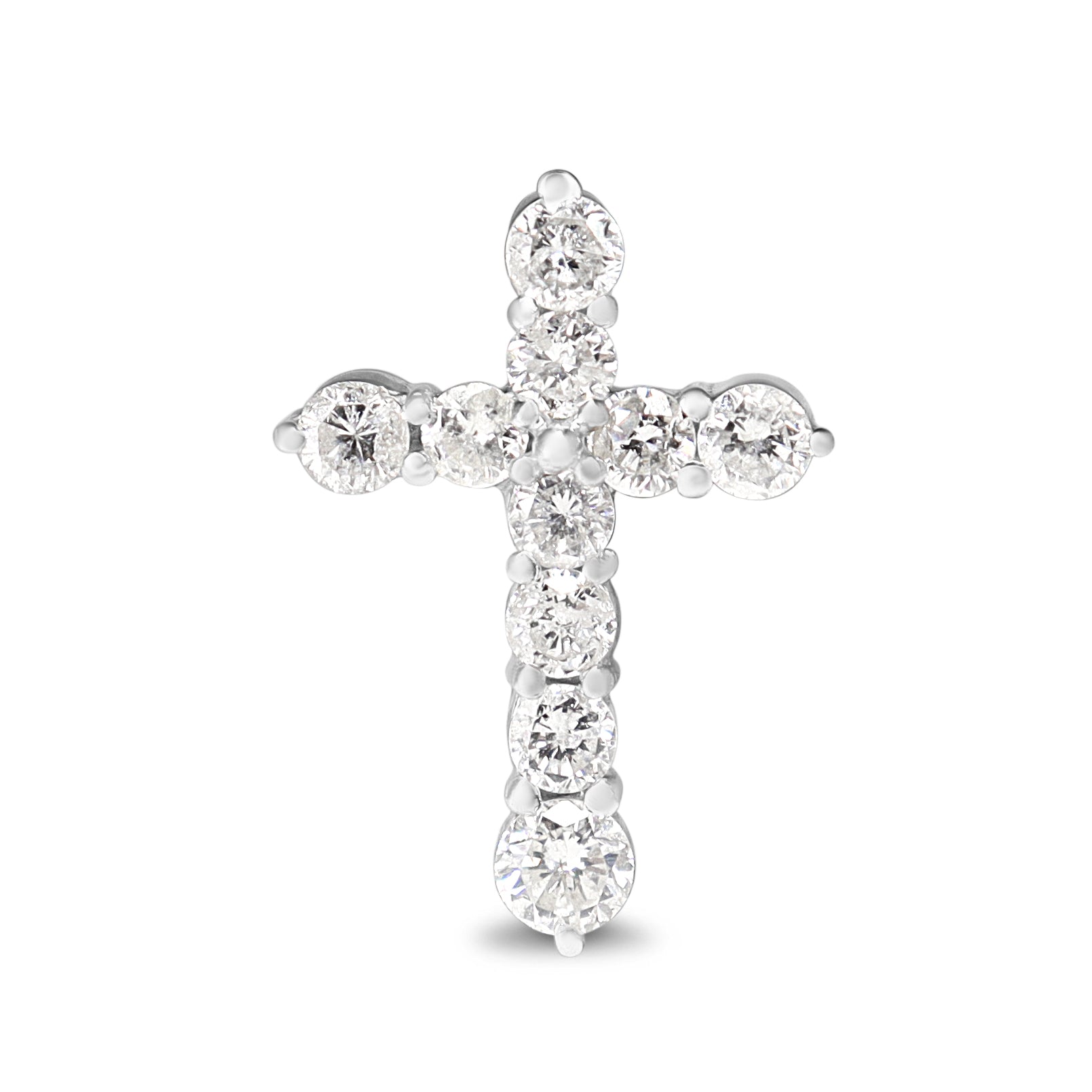 Platinum .50ct Diamond Cross Pendant