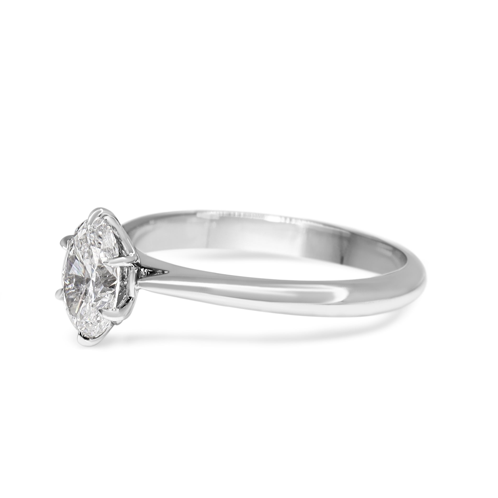 Platinum 6 Claw .70ct Diamond Solitaire Ring
