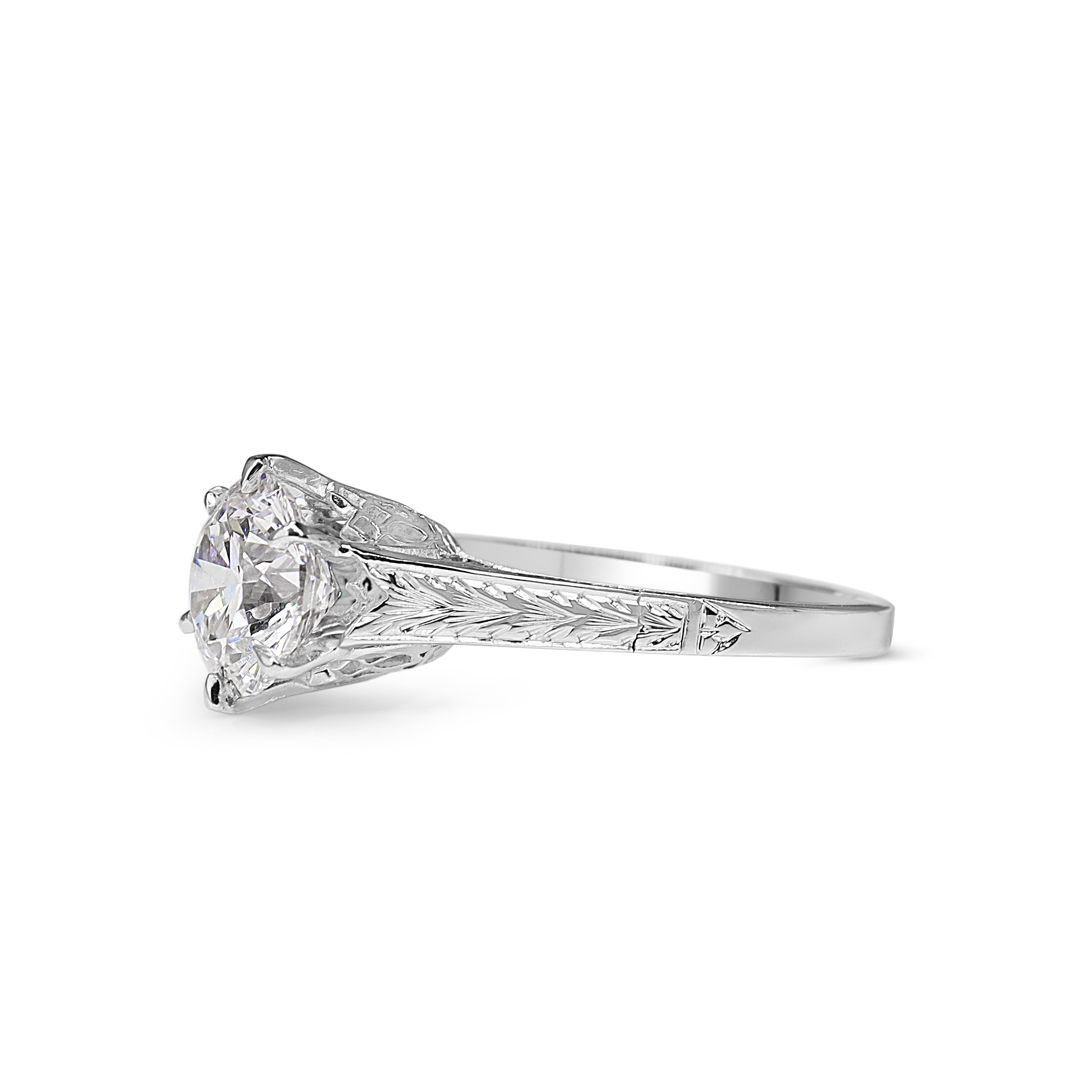 18ct White Gold 1.91ct Lab Grown Diamond Solitaire Ring