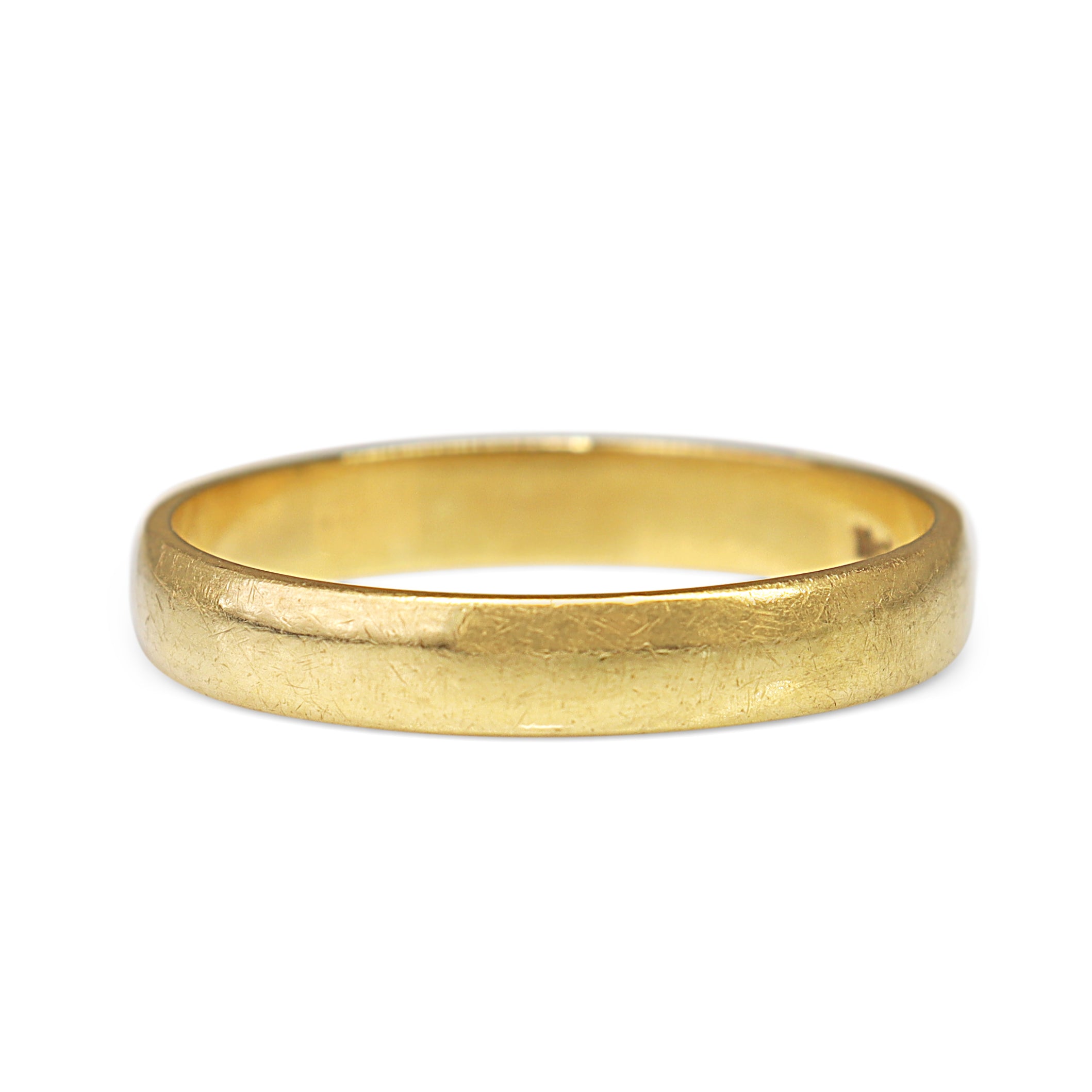 18ct Yellow Gold 3.8mm Band Ring