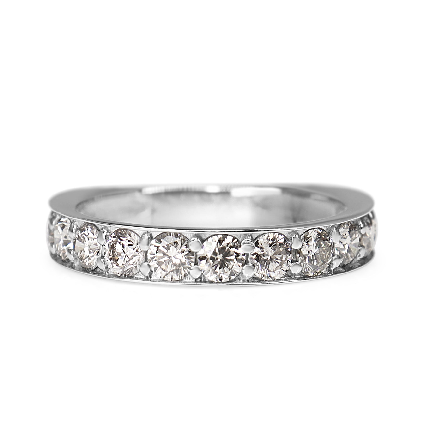 Platinum 1.00ct Diamond Band Ring