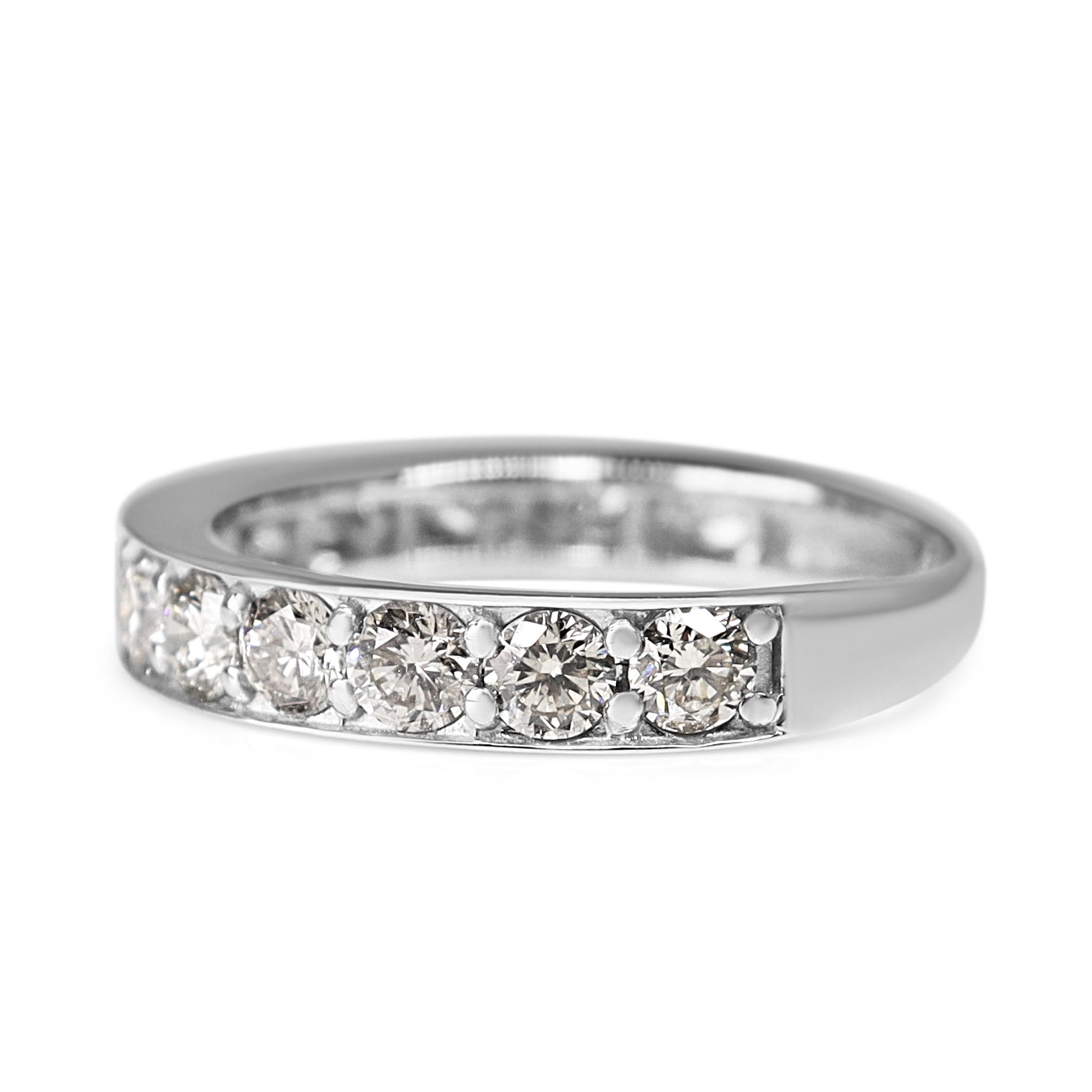 Platinum 1.00ct Diamond Band Ring