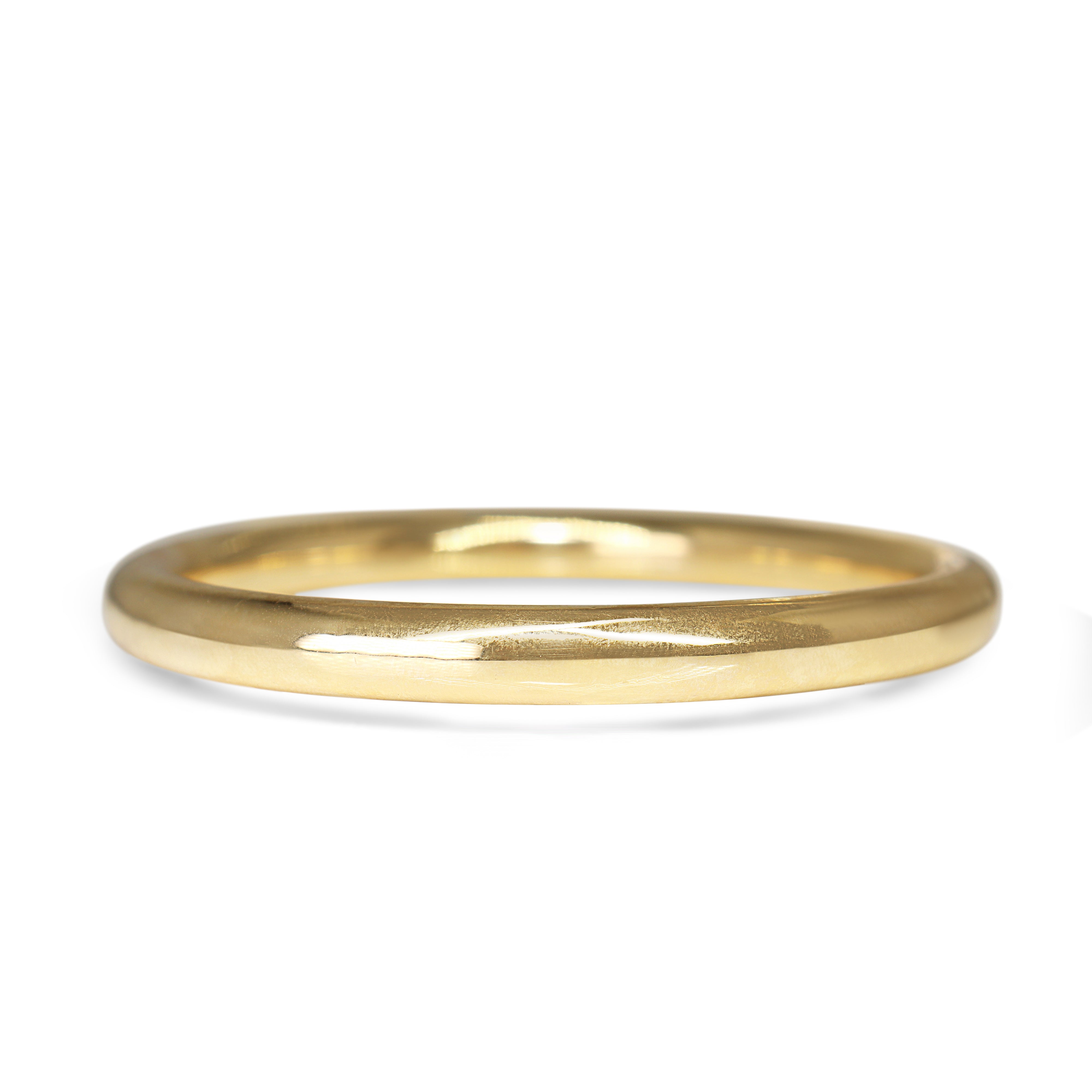 9ct Yellow Gold Hollow Golf Bangle