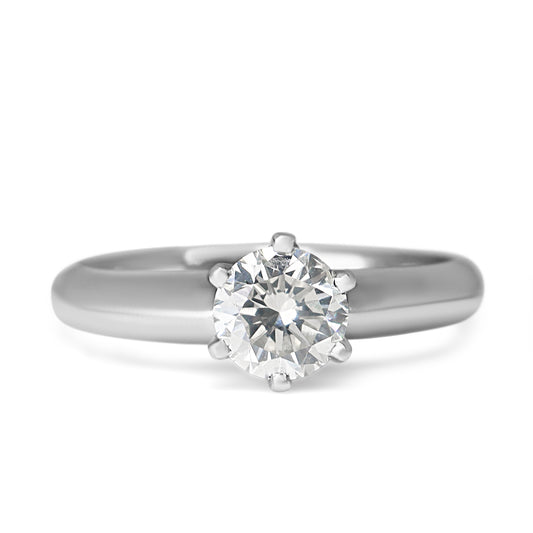 18ct White Gold .75ct Diamond Solitaire Ring
