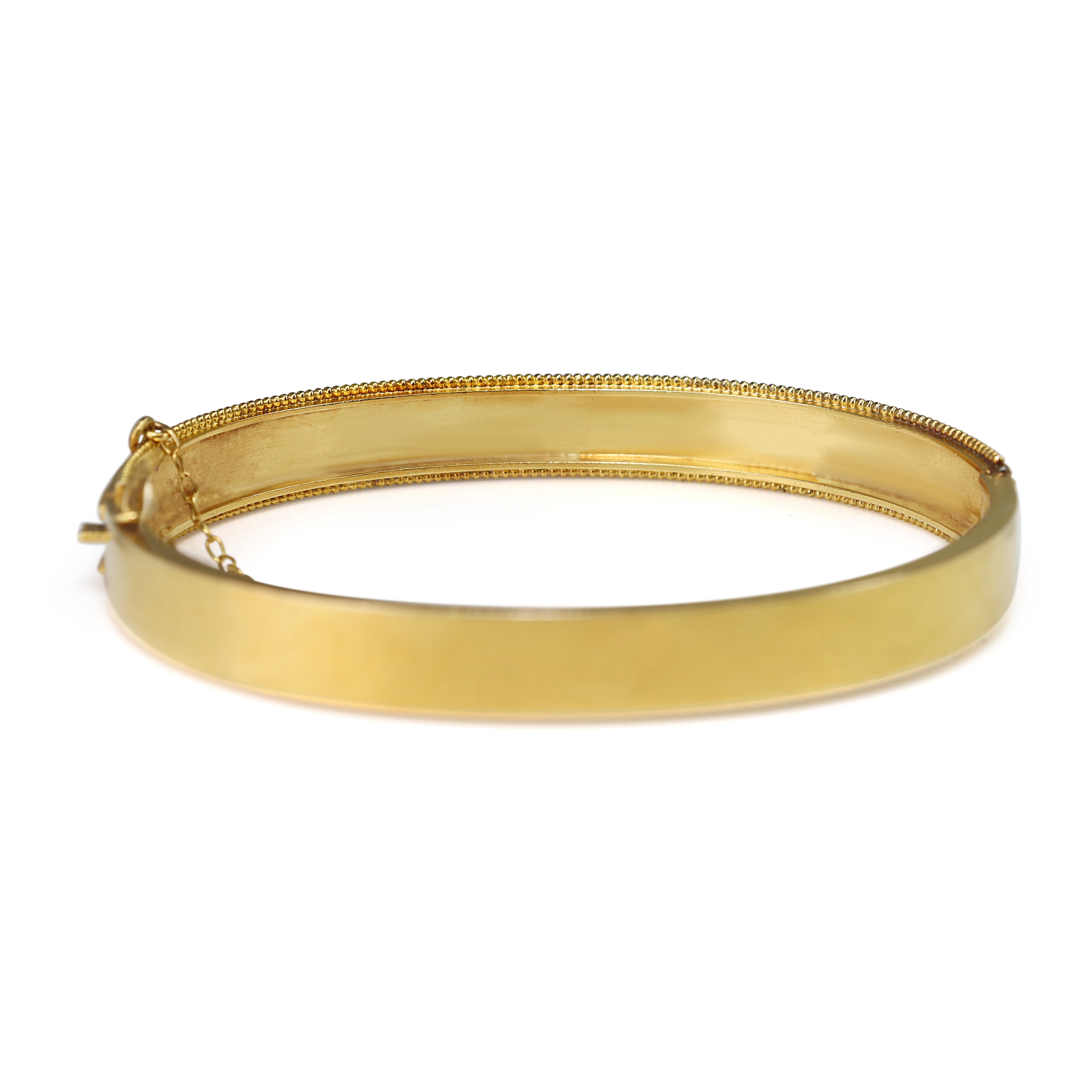 15ct Yellow Gold Antique Victorian Bangle