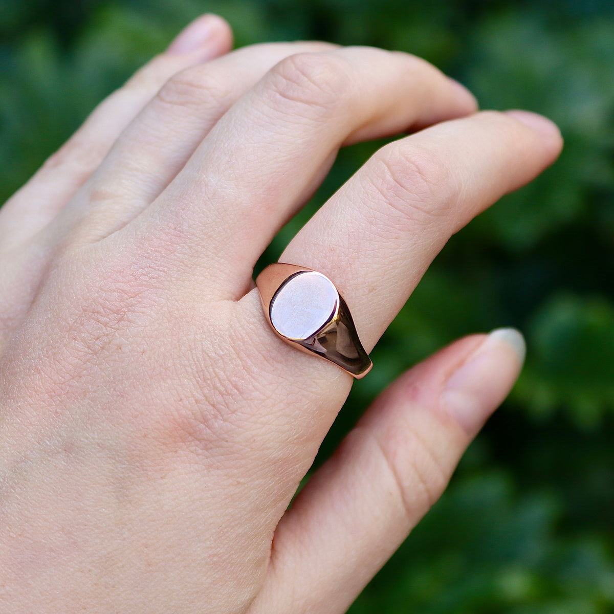 9ct Rose Gold Signet Ring