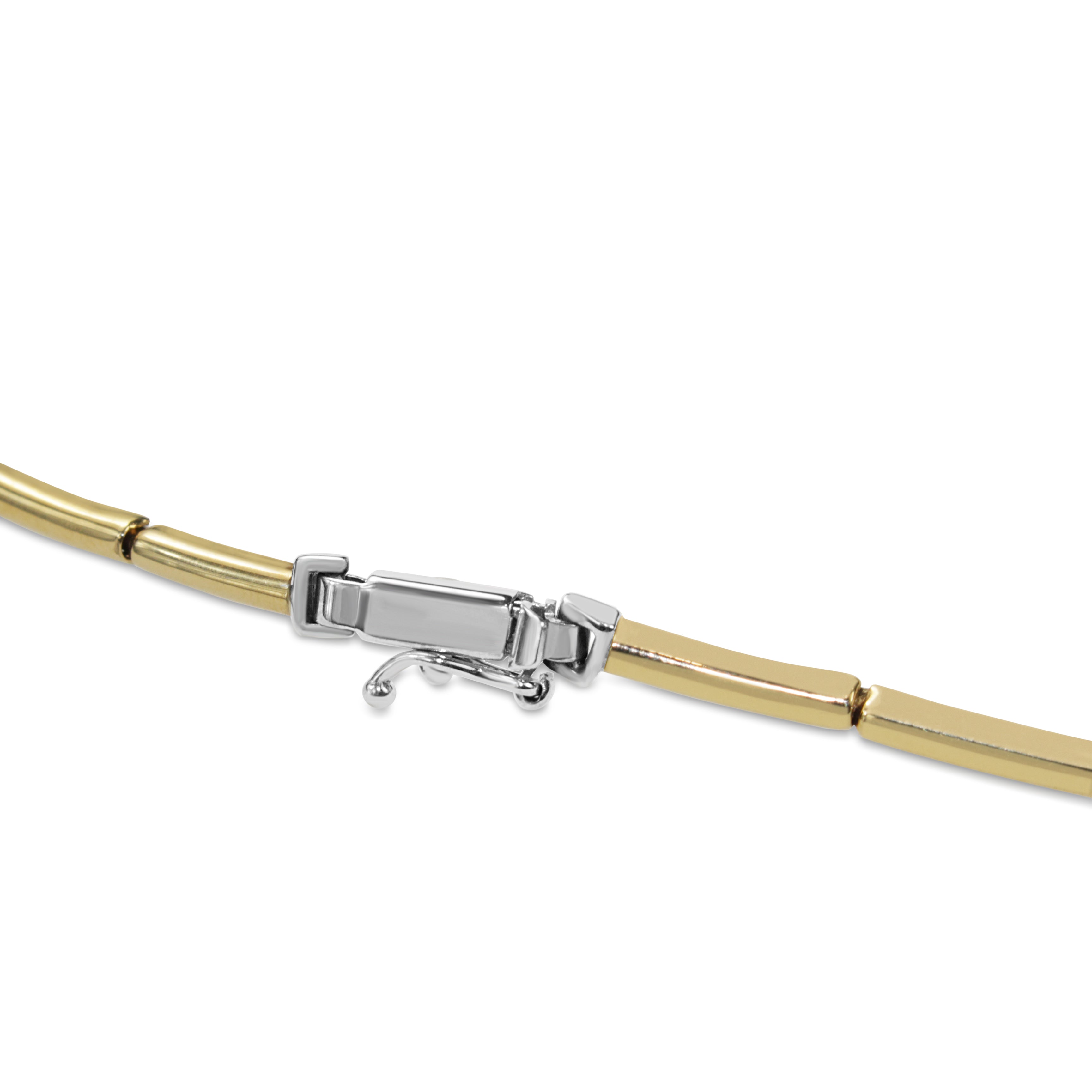 18ct Yellow and White Gold Diamond Collier Necklace