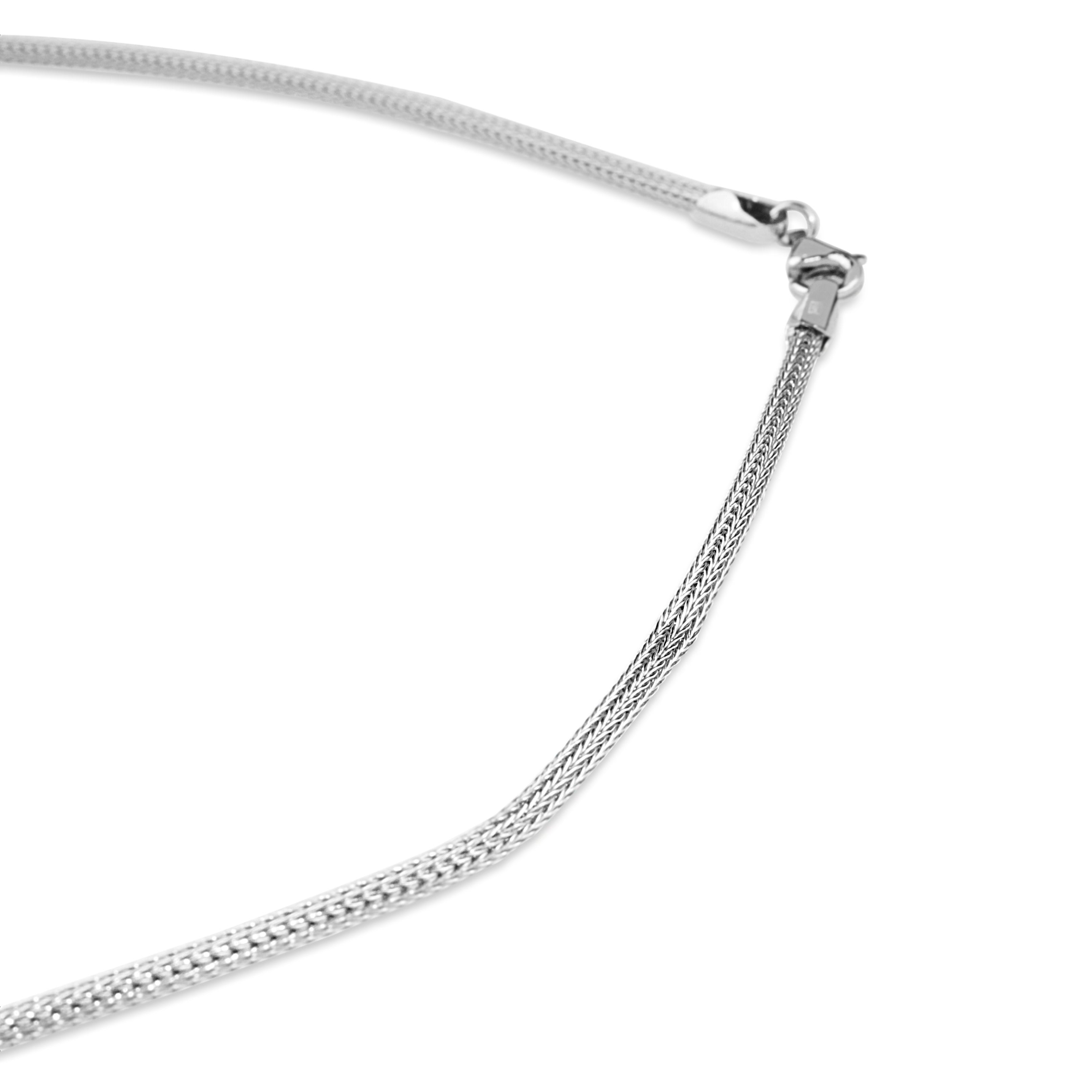 9ct Yellow Gold Omega Mesh Wire Necklace