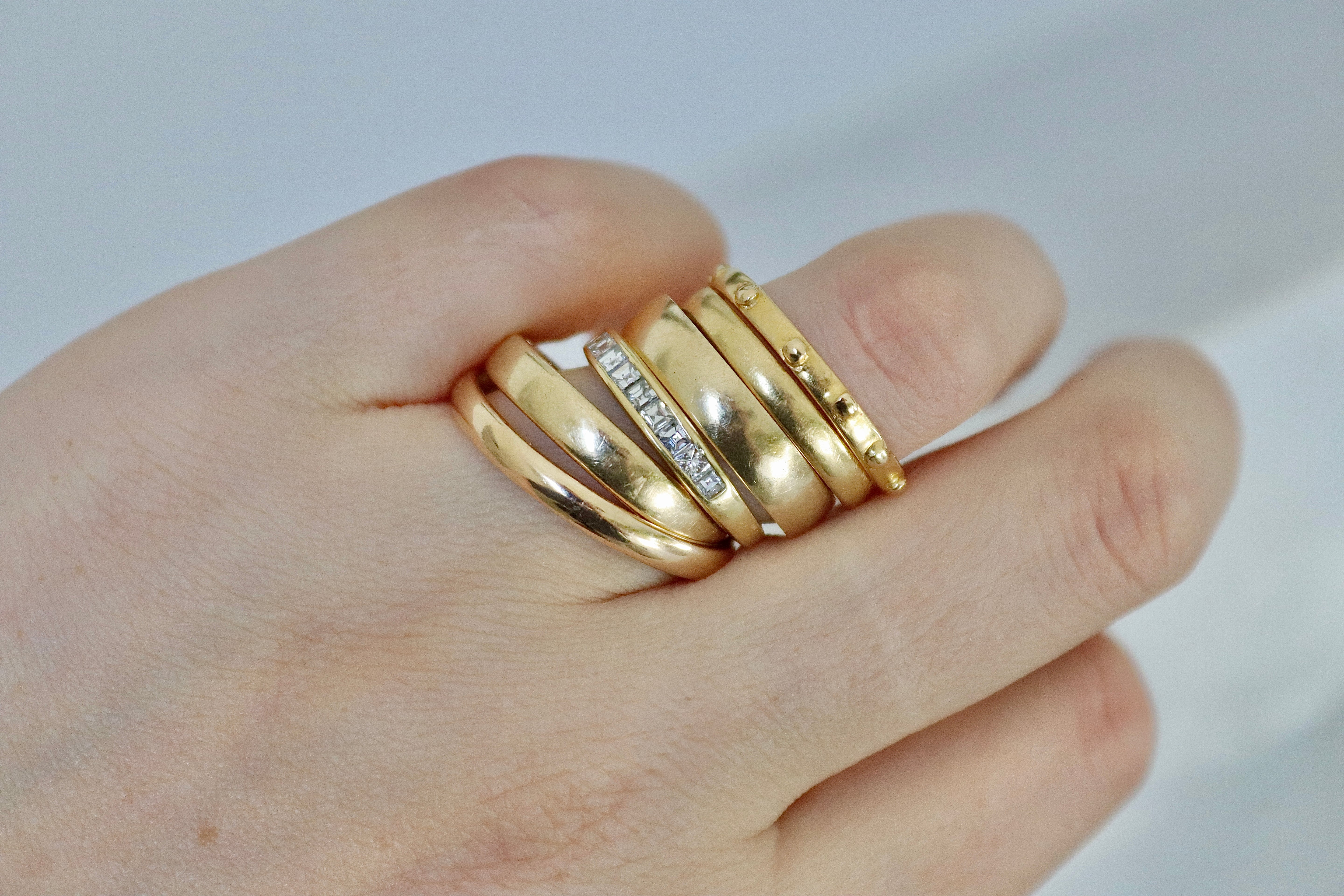9ct Yellow Gold Plain 2.9mm Band Ring