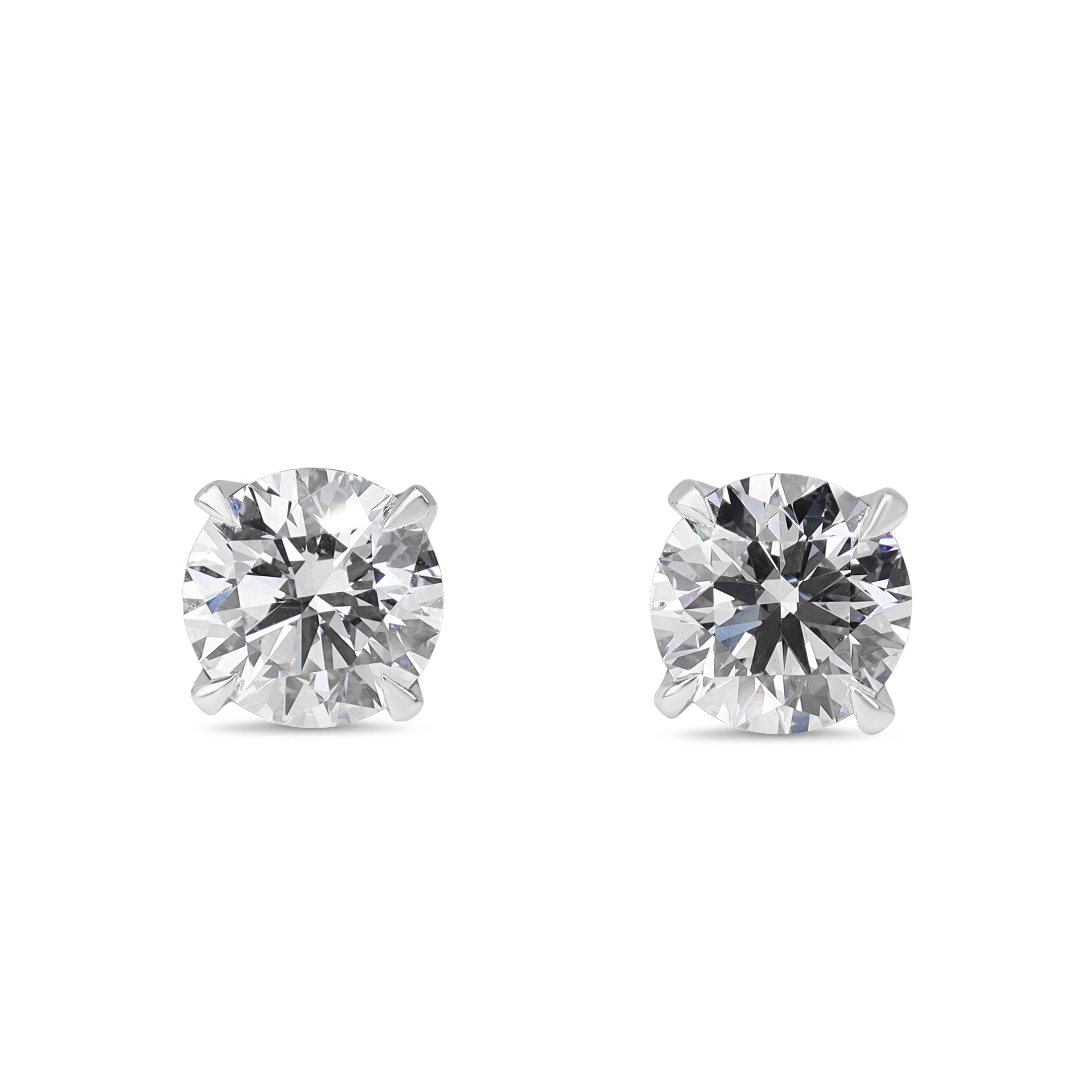 18ct White Gold 3.00ct Lab Grown Diamond Stud Earrings