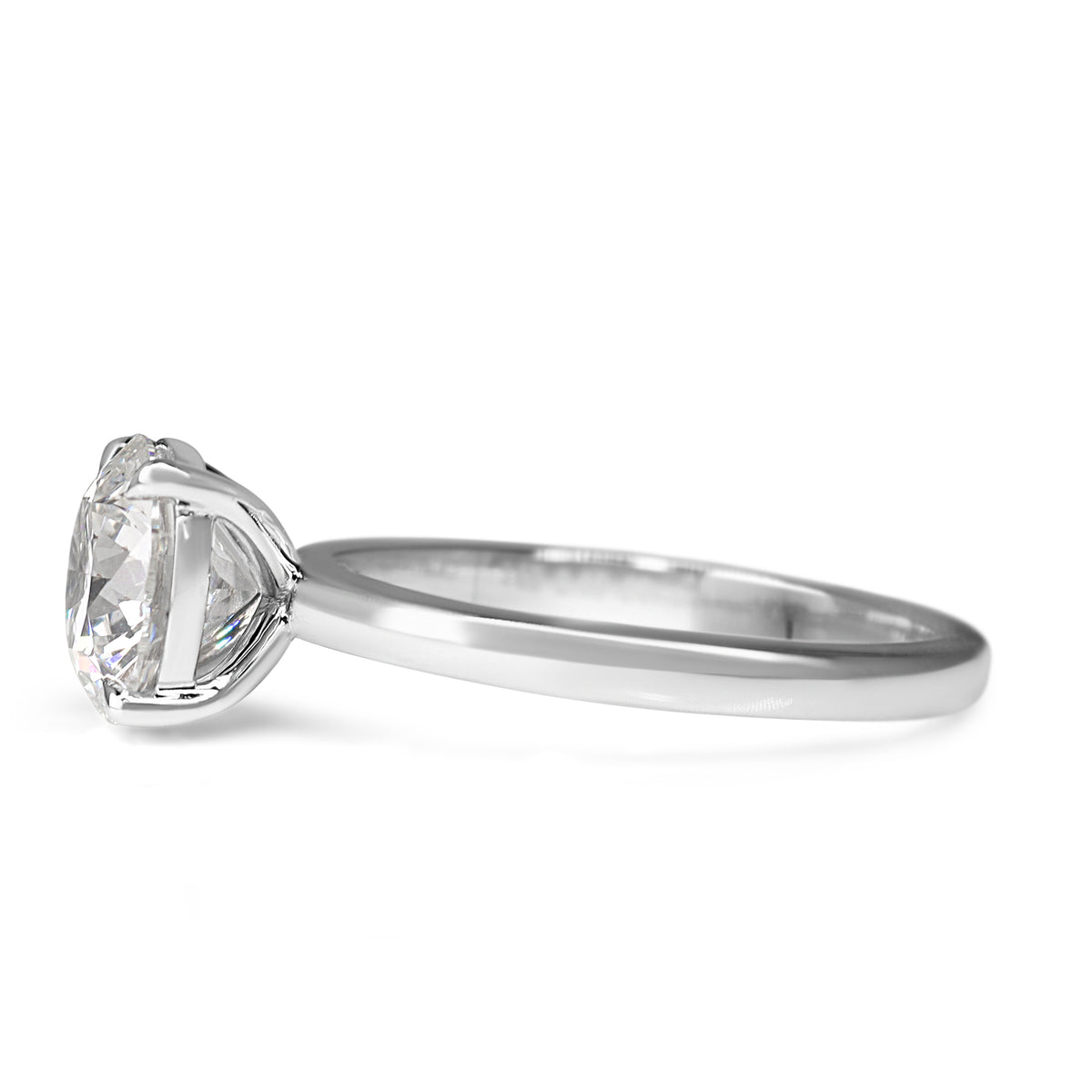 14ct White Gold 2.03ct Diamond Solitaire Ring