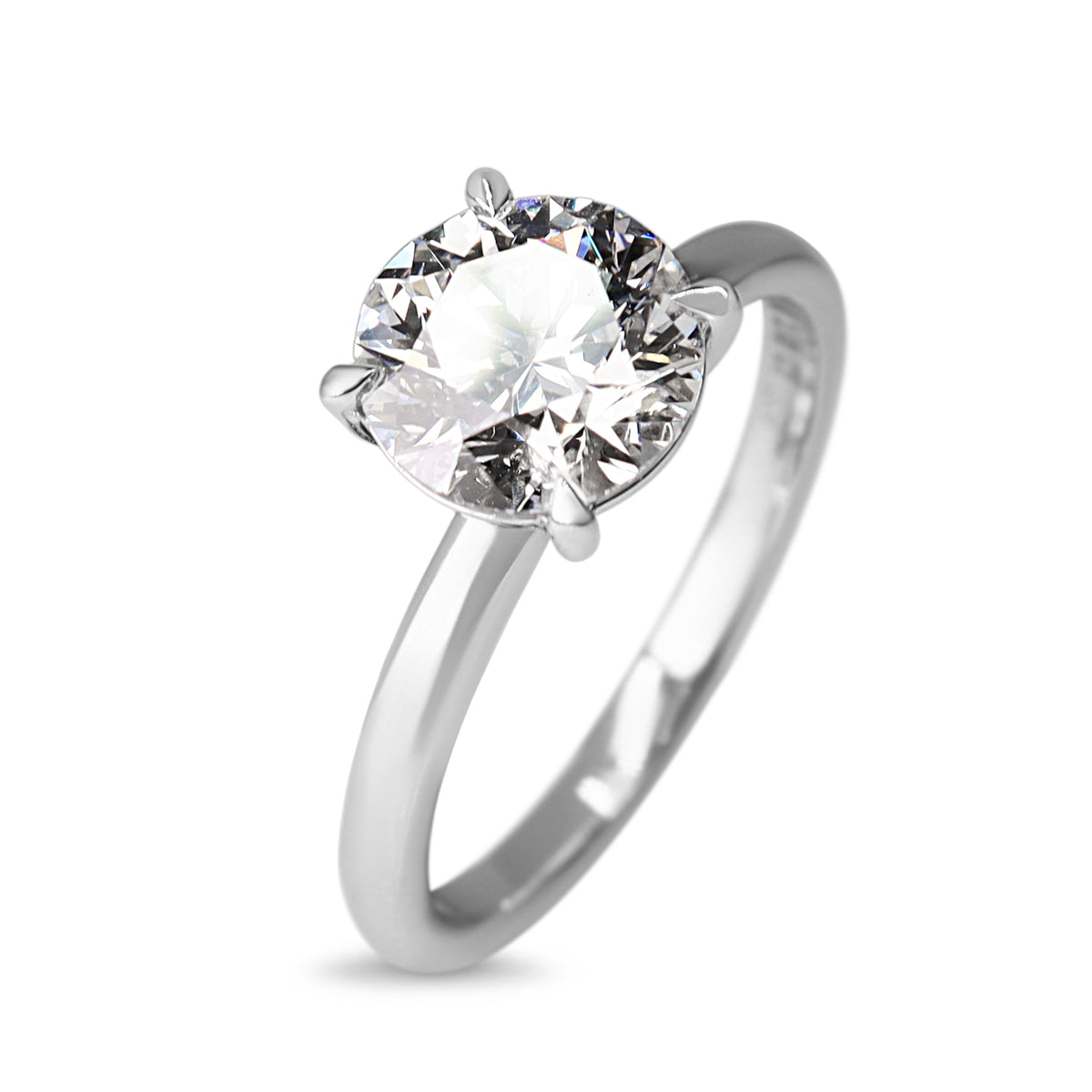 14ct White Gold 2.03ct Diamond Solitaire Ring