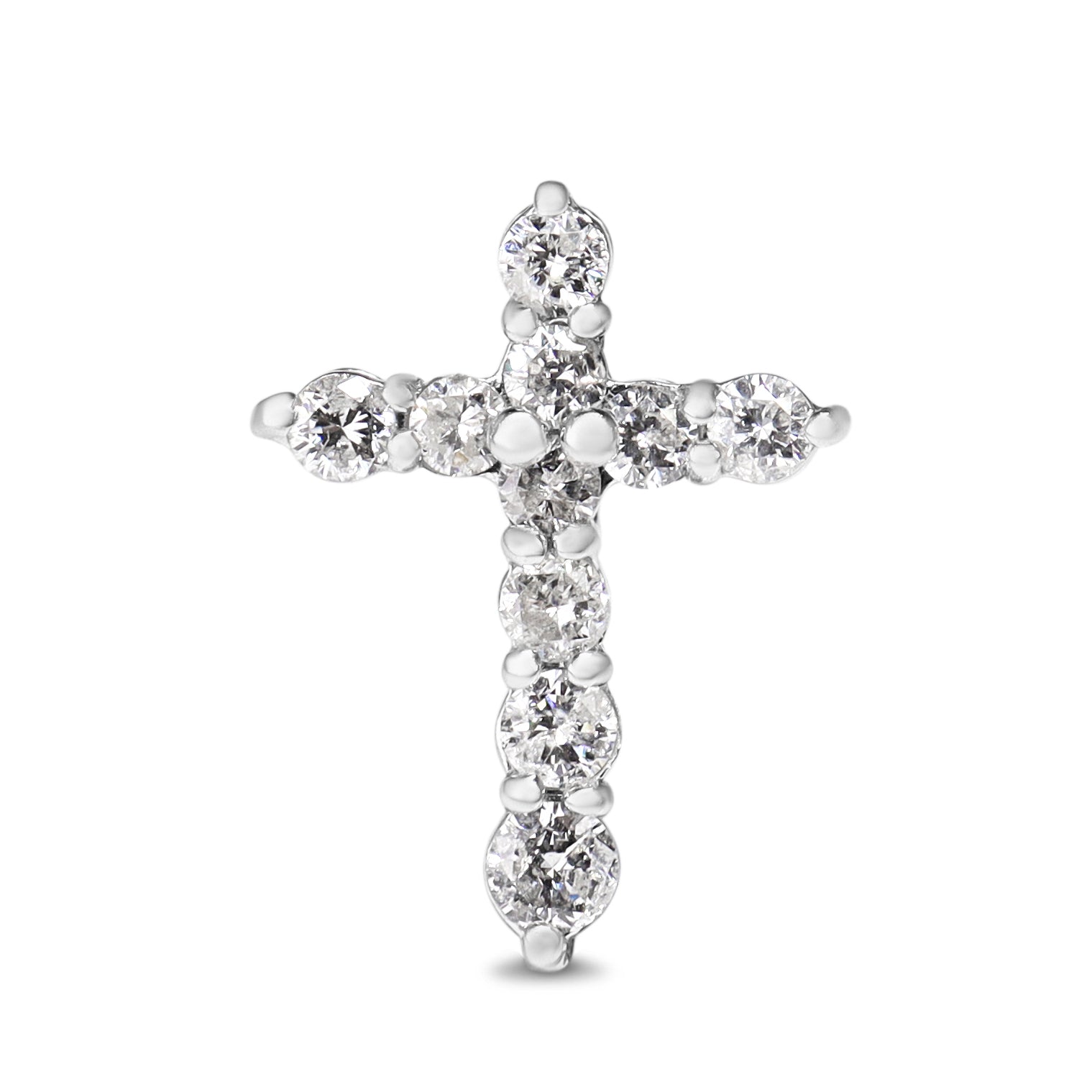 Platinum Diamond Cross Pendant