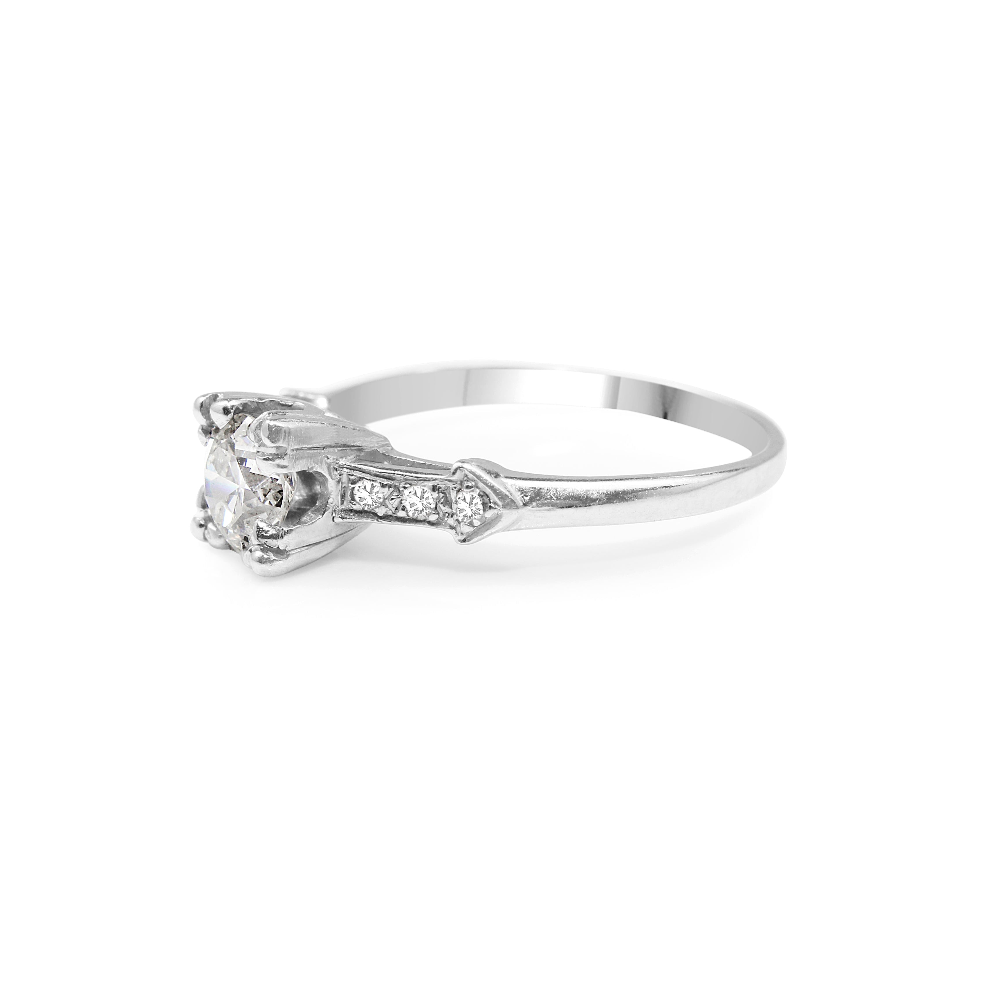 Platinum Art Deco Diamond Ring