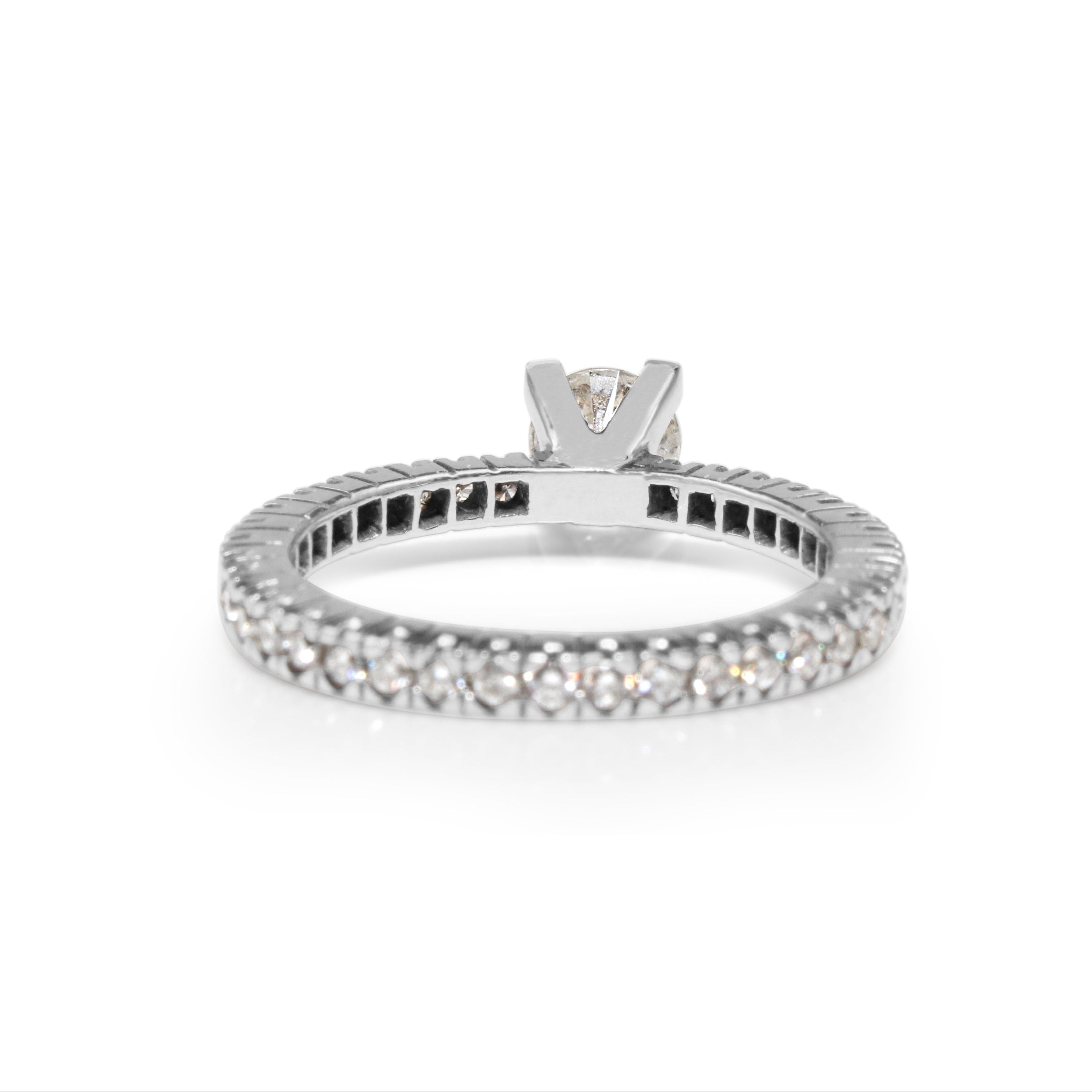 luxury diamond engagement ring Australia white gold